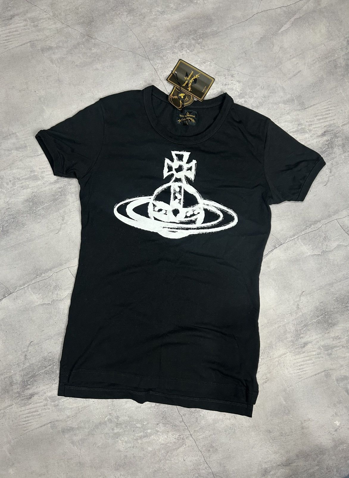 Vivienne Westwood Vivienne Westwood Anglomania Luxury Big Logo T-Shirt Size S / US 4 / IT 40 - 1 Thumbnail