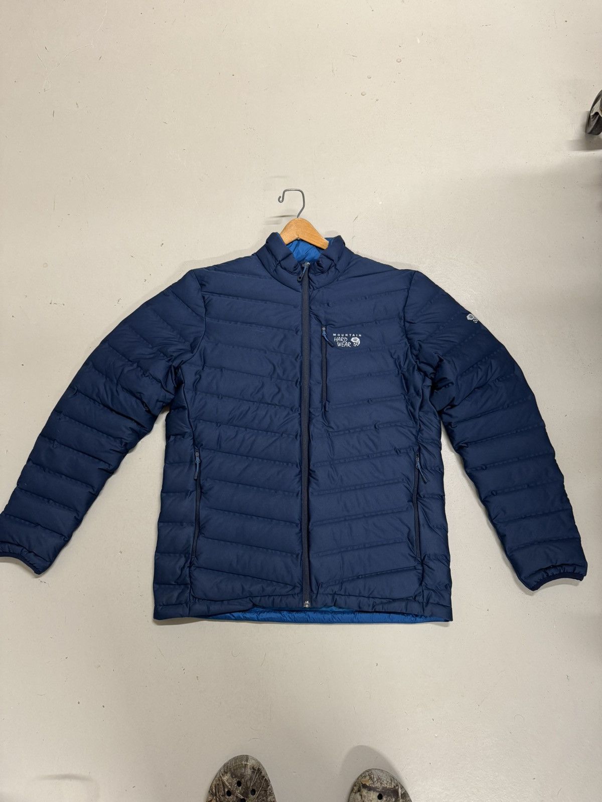 Mountain Hardwear Mountain Hardwear Men's Navy Down Jacket Size US L / EU 52-54 / 3 - 1 Thumbnail