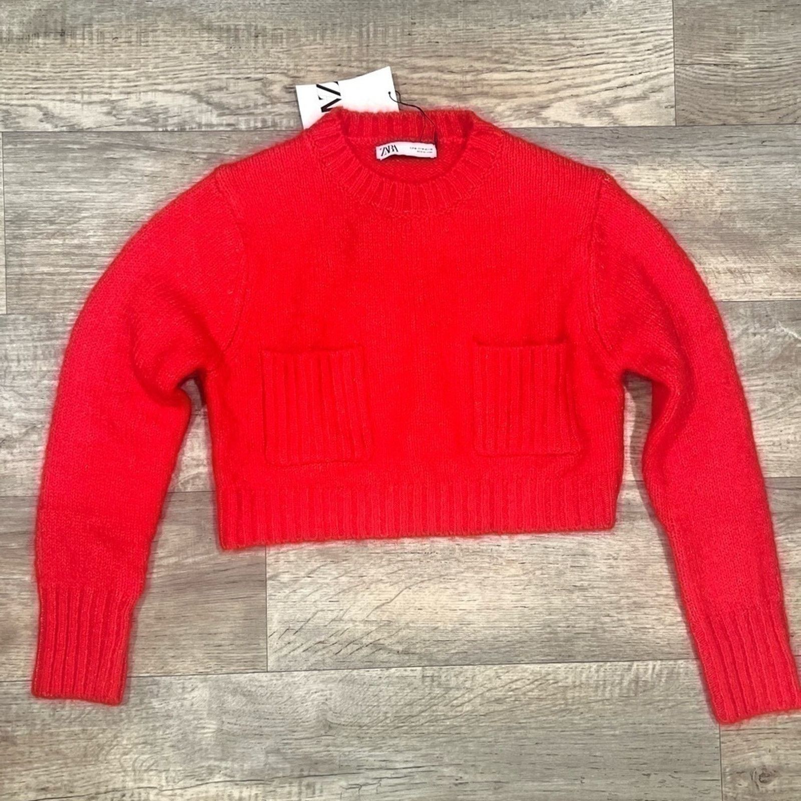Zara ZARA Wool-Blend Knit Sweater NWT (L) Size L / US 10 / IT 46 - 18 Thumbnail