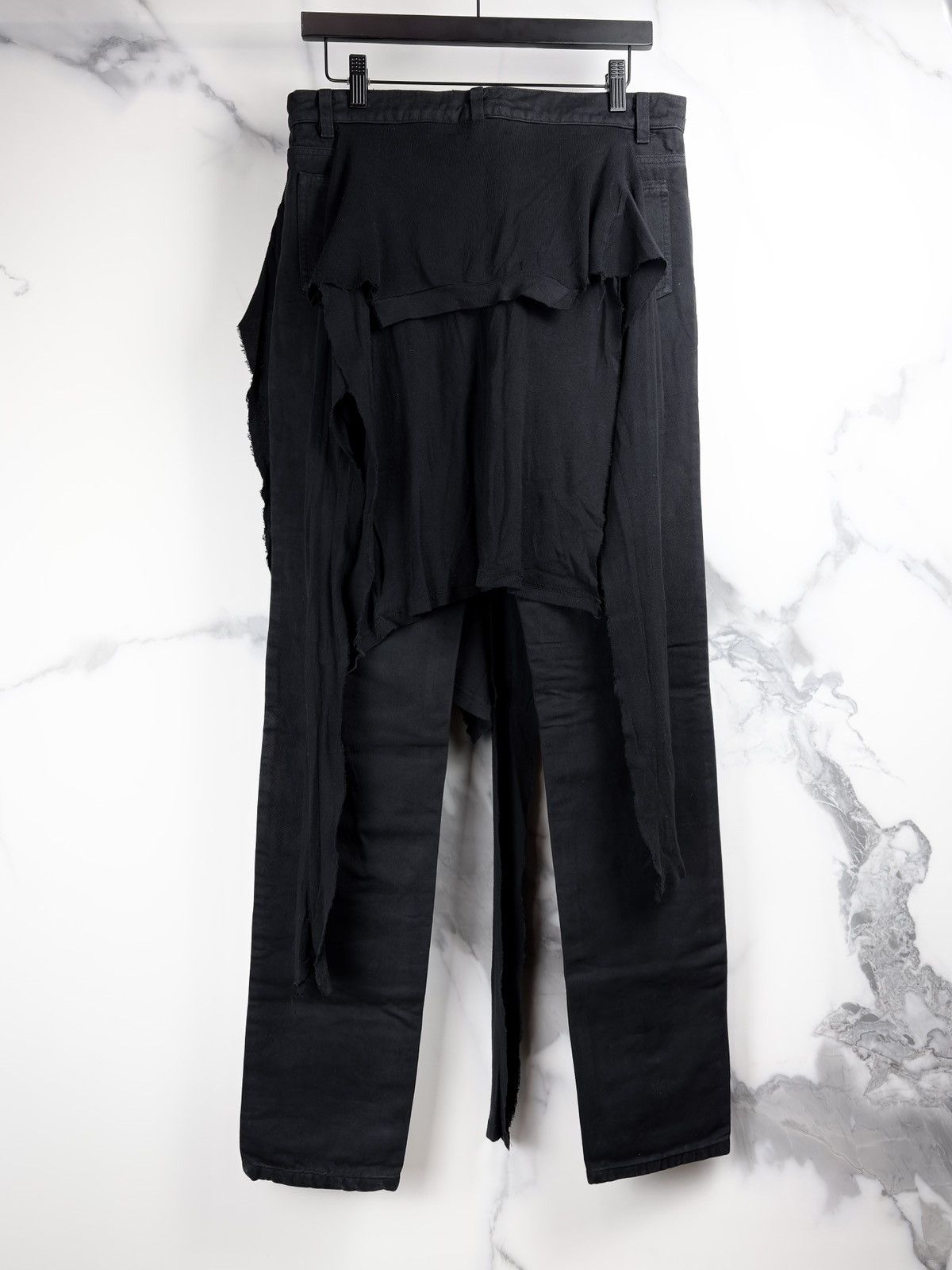 Raf Simons AW04 Raf Simons Zombie Distressed Waves Body Snatchers Pants Size US 32 / EU 48 - 3 Thumbnail