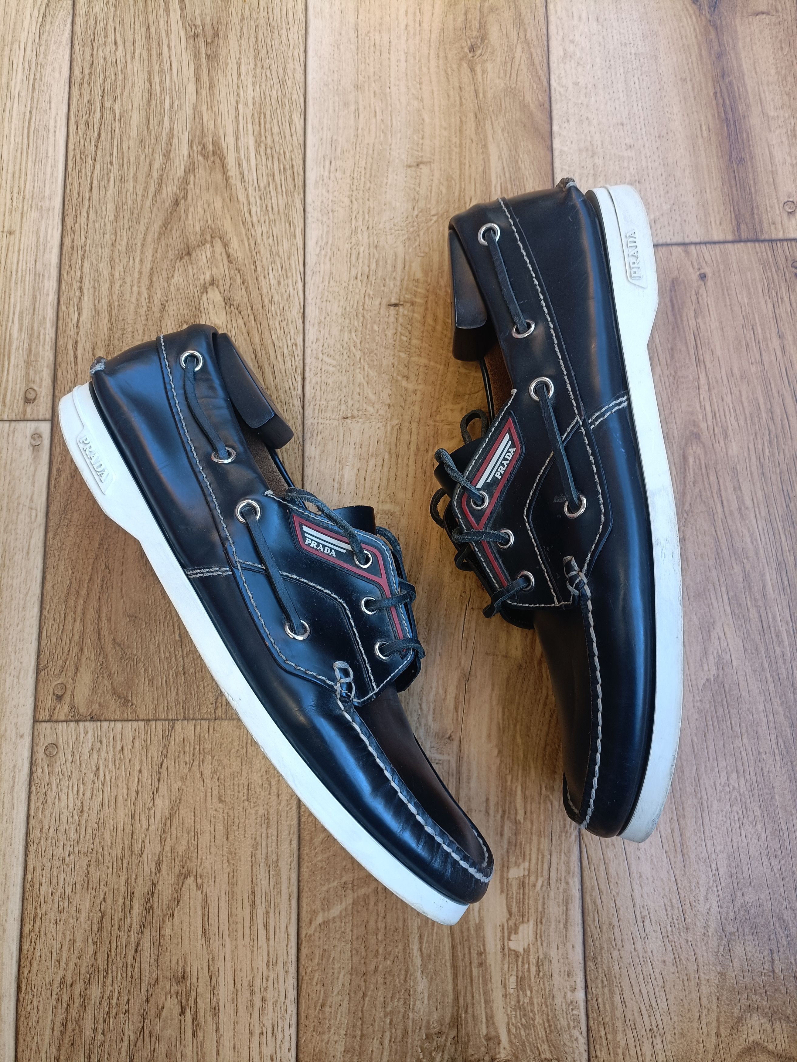 Prada Prada Classic Boat Shoes Size US 12 / EU 45 - 4 Thumbnail