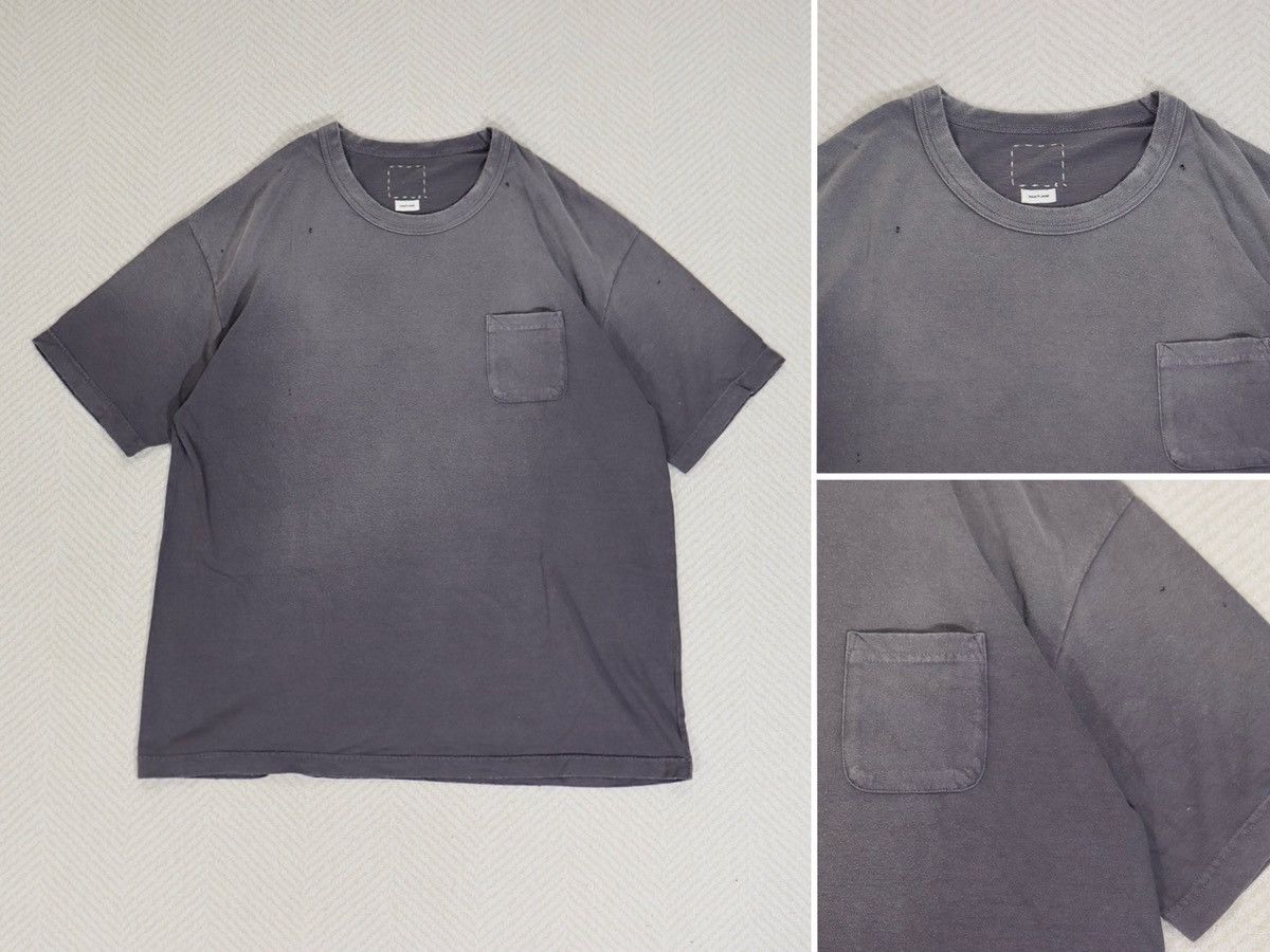 image of Visvim 21Aw Jumbo Tee Crash Size4 in Purple, Men's (Size XL)