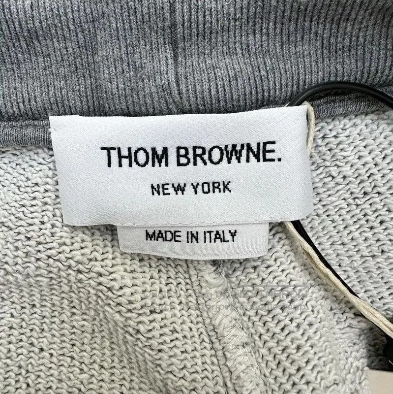 Other Thom Browne Gray Cotton Striped Casual Pants . Size US 26 / EU 42 - 6 Thumbnail