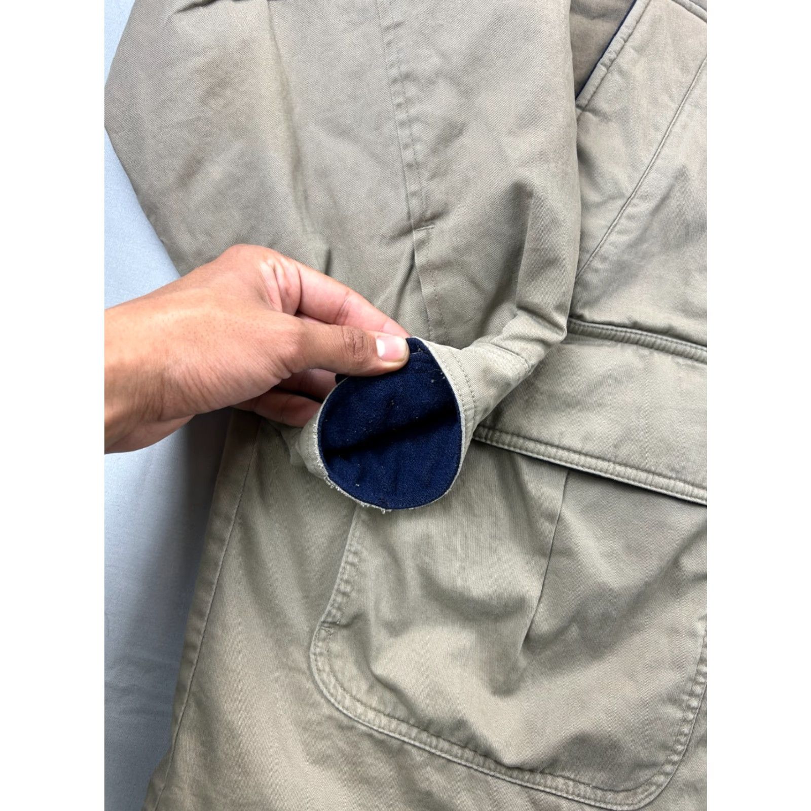 Vintage VINTAGE L.L.Bean Barn Coat Jacket Men XL Chore Brown Leather Collar 90s Insulated Overcoat Size US XL / EU 56 / 4 - 4 Thumbnail