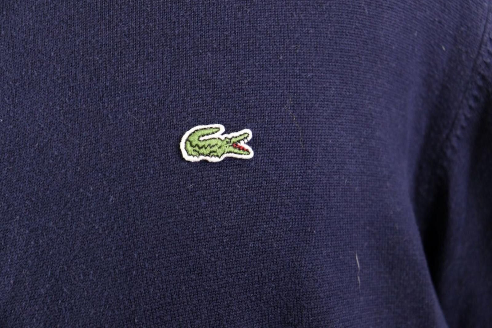 Lacoste Lacoste Blue Vintage Knit Sweater Size FR 8 / US 3XL Size US XXL / EU 58 / 5 - 5 Thumbnail