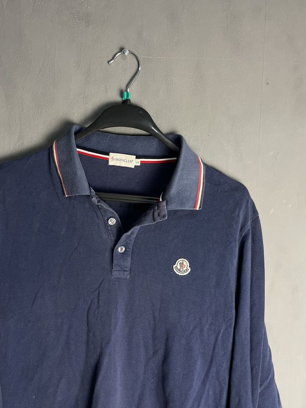 Moncler Moncler polo long sleeve size-L Size US L / EU 52-54 / 3 - 2 Thumbnail