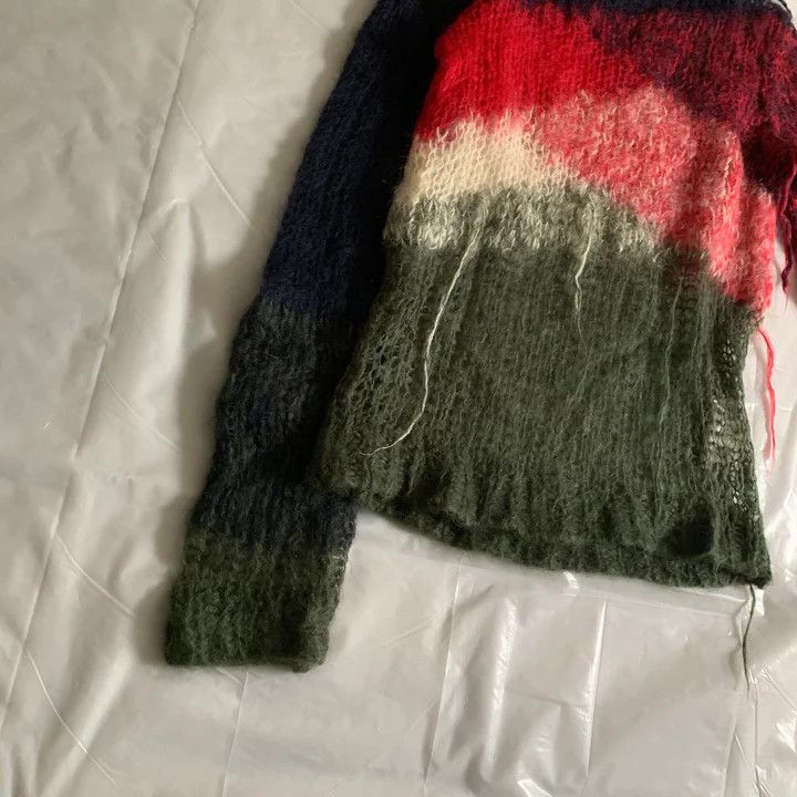 Comme des Garcons × Comme des Garcons Homme Plus × Junya Watanabe RARE GRAIL Junya FW 2006 Deformed Mohair Punk Sweater Size US S / EU 44-46 / 1 - 5 Thumbnail
