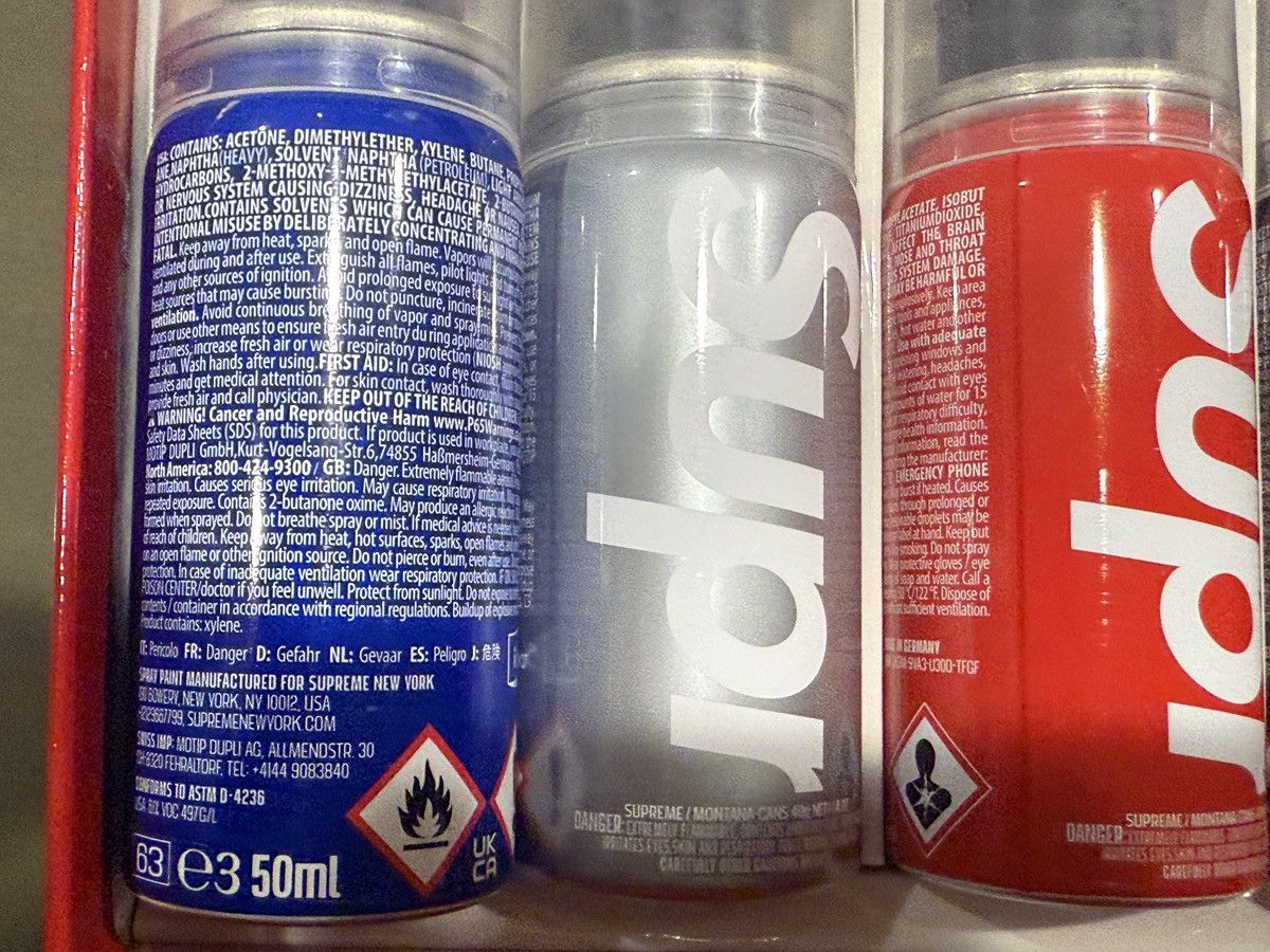 Supreme SUPREME X MONTANA MINI SPRAY CANS SS21 Size ONE SIZE - 5 Thumbnail