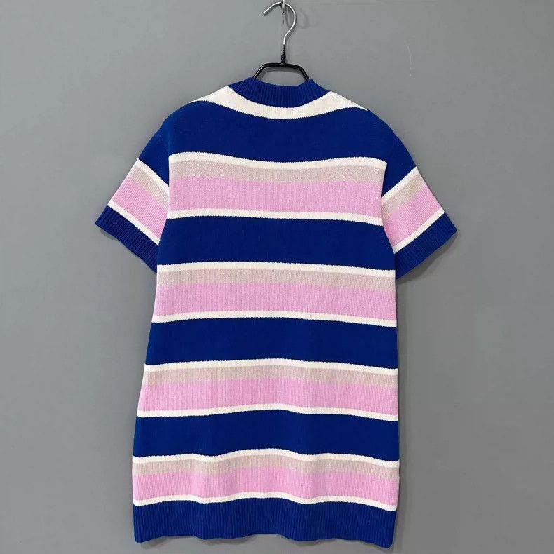 Gucci Gucci Daisy embroidered logo striped dress 2506-Nextarrow Size XS / US 0-2 / IT 36-38 - 3 Thumbnail