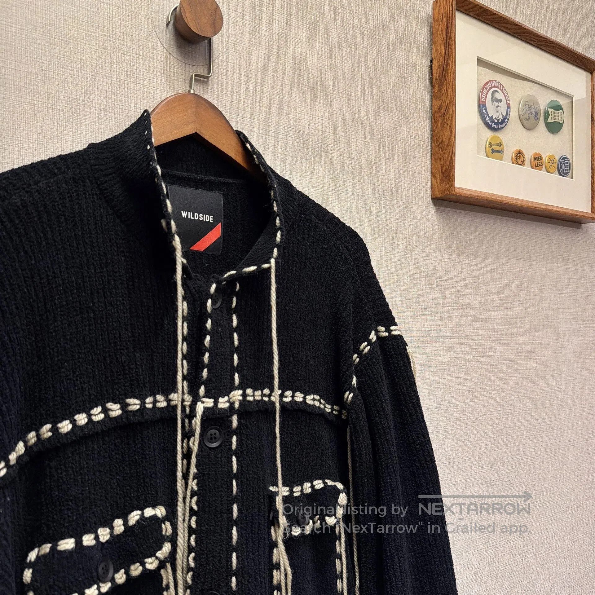 PHINGERIN Wildside × Phingerin Knit Cardigan with Fringe. Size US L / EU 52-54 / 3 - 2 Thumbnail