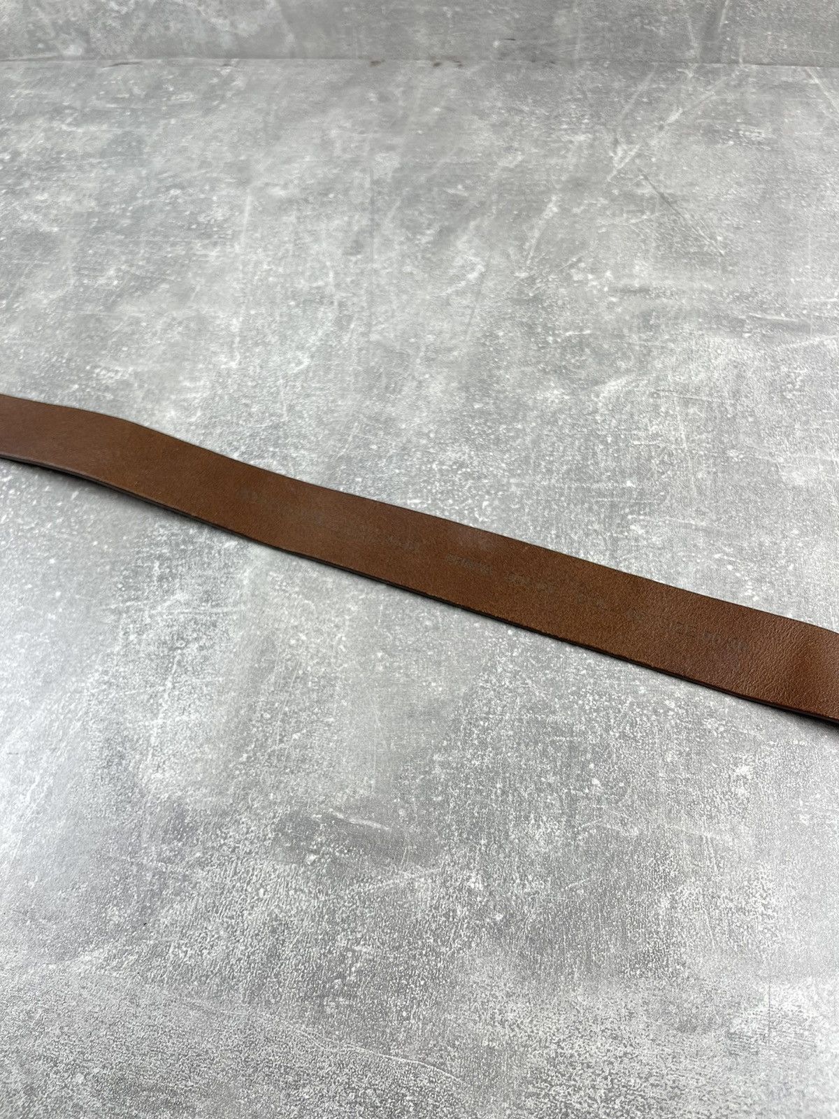 Diesel × Vintage Diesel Vintage Avant Garde Buckle Pattern Western Brown Belt Size ONE SIZE - 5 Thumbnail