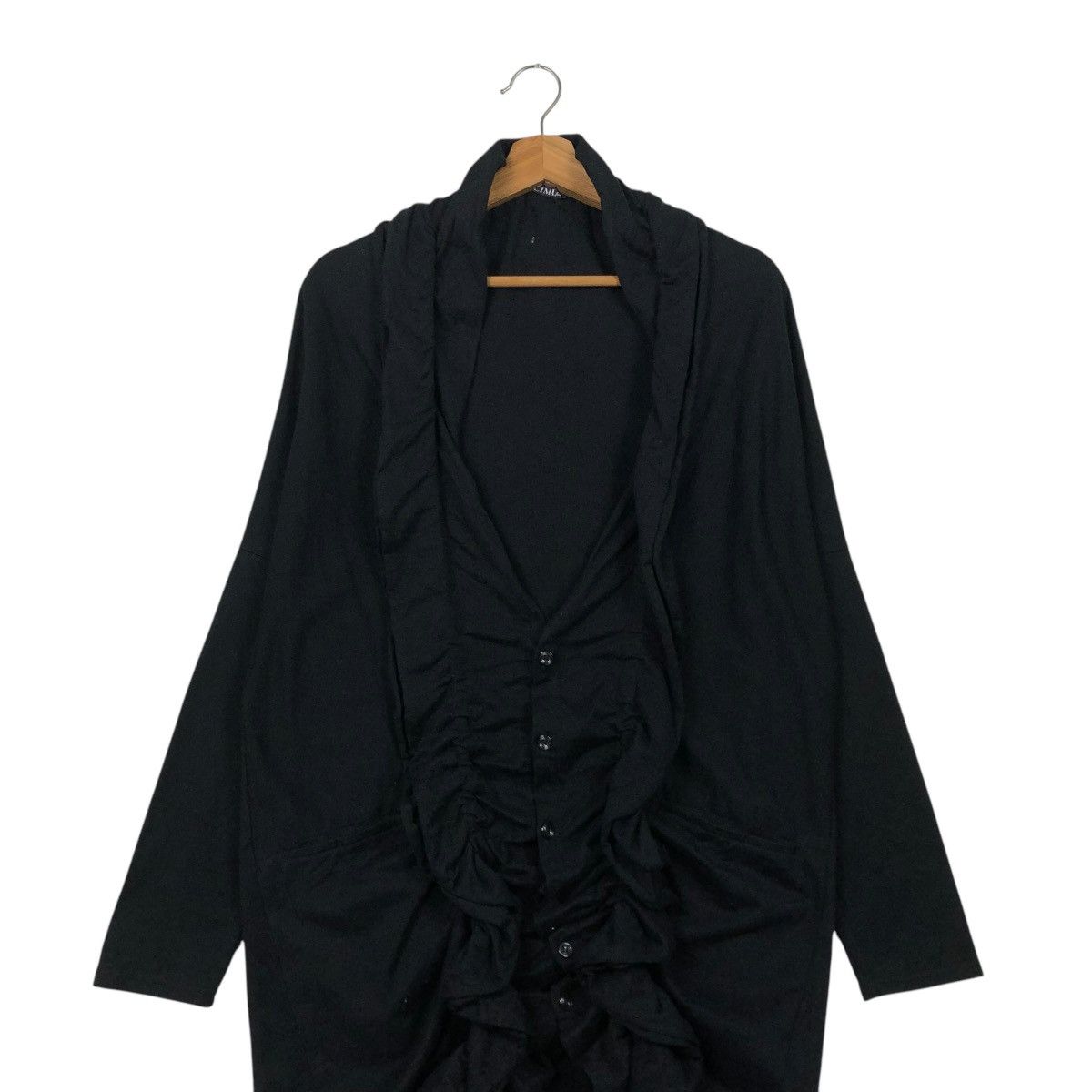 Limi Feu 🔥RICH BLACK LIMI FEU YOHJI YAMAMOTO LONG JACKET Size S / US 4 / IT 40 - 5 Thumbnail