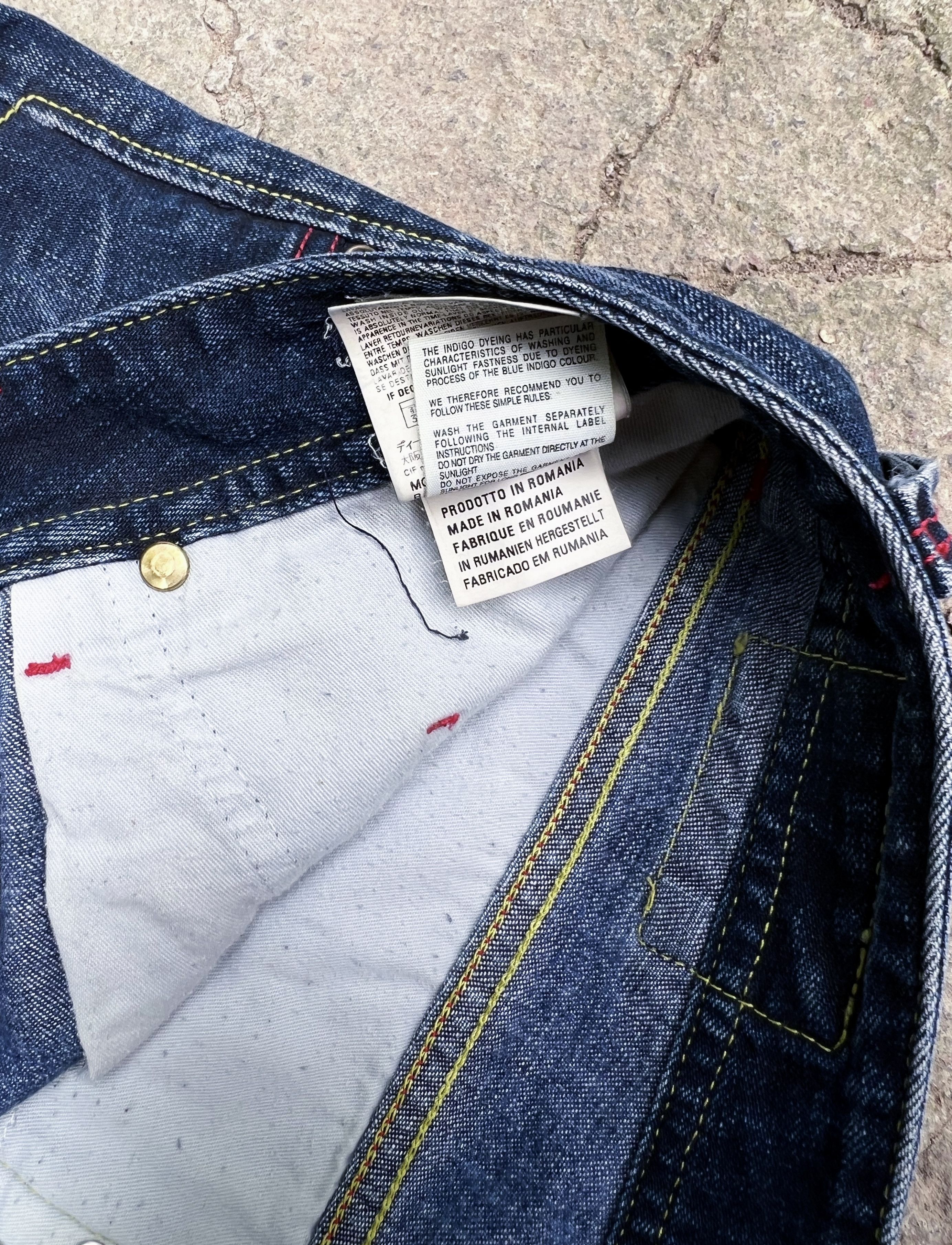 Diesel Y2K Vintage Diesel Flared Baggy Distressed Denim Jeans Size US 34 / EU 50 - 12 Thumbnail