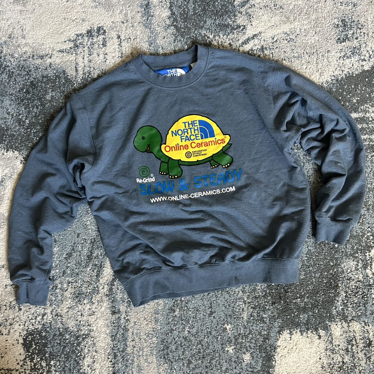 Online Ceramics × The North Face SLOW & STEADY TURTLE RE-GRiND RECYCLED COTTON BLEND CREWNECK Size US L / EU 52-54 / 3 - 10 Thumbnail