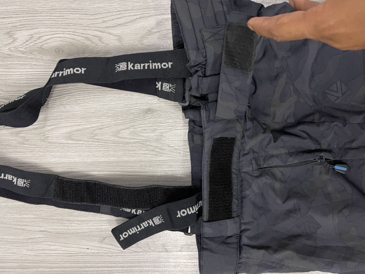 Japanese Brand × Karrimor Karrimor Black Camo Ski Pant With Suspender Size US 34 / EU 50 - 18 Thumbnail