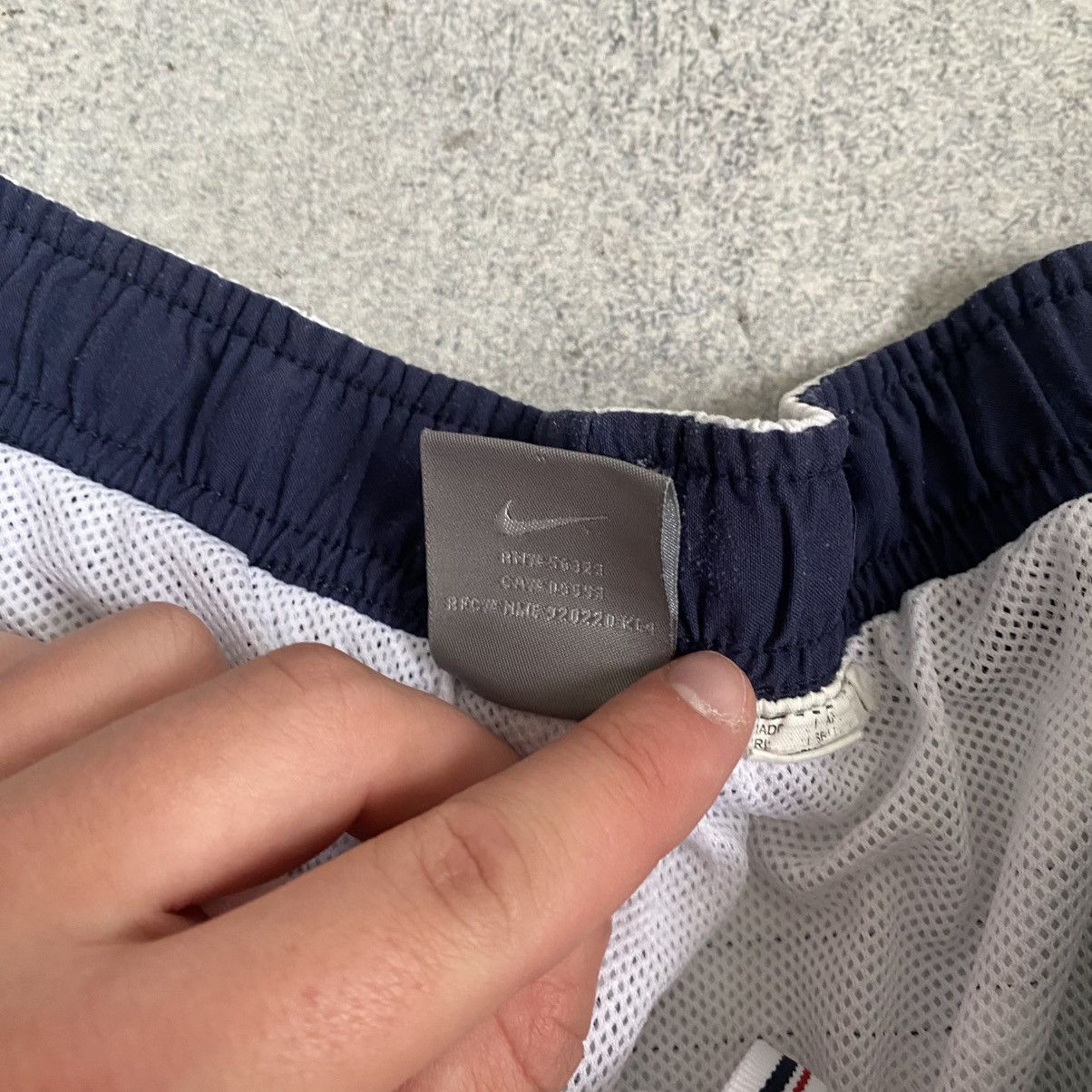 Nike Crazy Vintage White Nike Track Pants Drill Baggy Y2K 90s Size US 38 / EU 54 - 13 Thumbnail