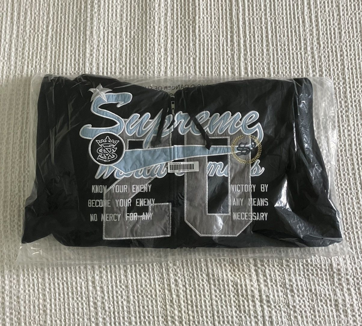 Supreme Supreme Warriors Appliqué Zip Up Hoodie Size US L / EU 52-54 / 3 - 3 Thumbnail