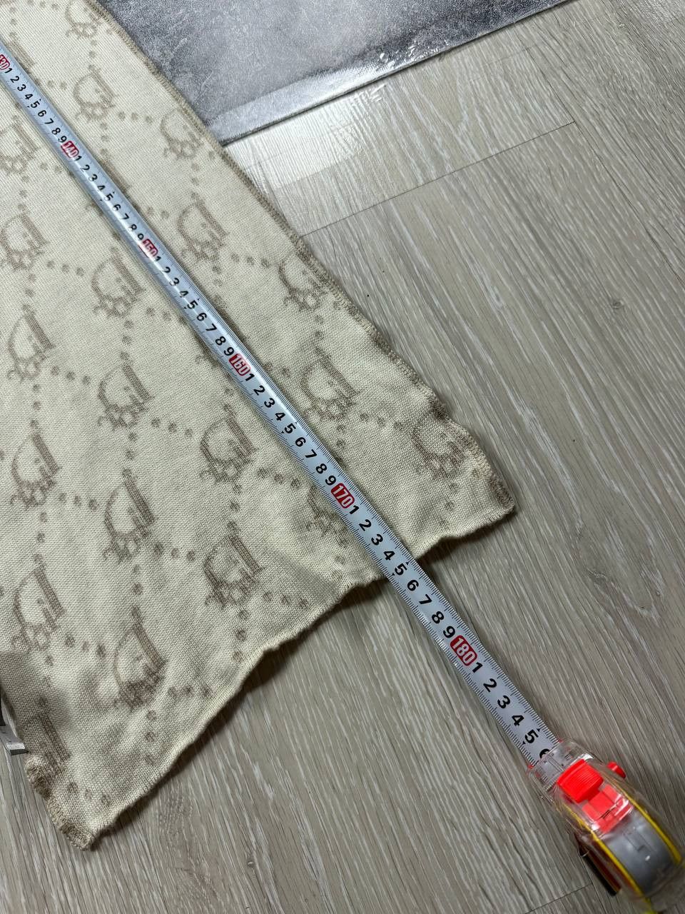 Christian Dior Monsieur Authentic Christian Dior Wool Monogram Scarf Size ONE SIZE - 9 Thumbnail