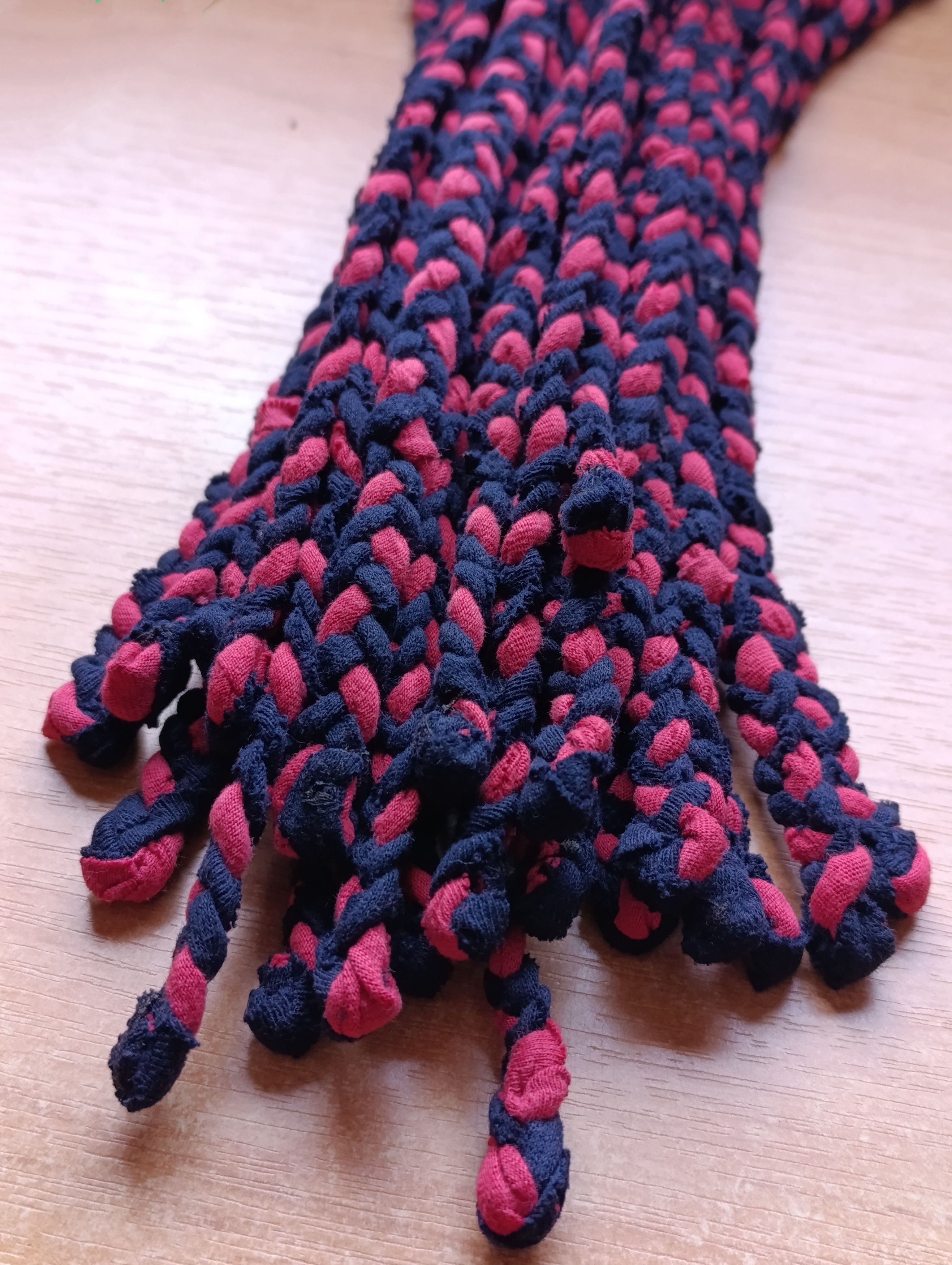 Handmade Custom Balaclava Nightmare with Braids from TEAR_ONLY Size ONE SIZE - 8 Thumbnail