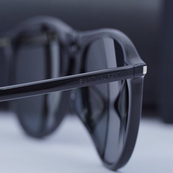Saint Laurent Paris 🕶️ New Saint Laurent SL667 001 Sunglasses - Black Frame Size ONE SIZE - 6 Thumbnail