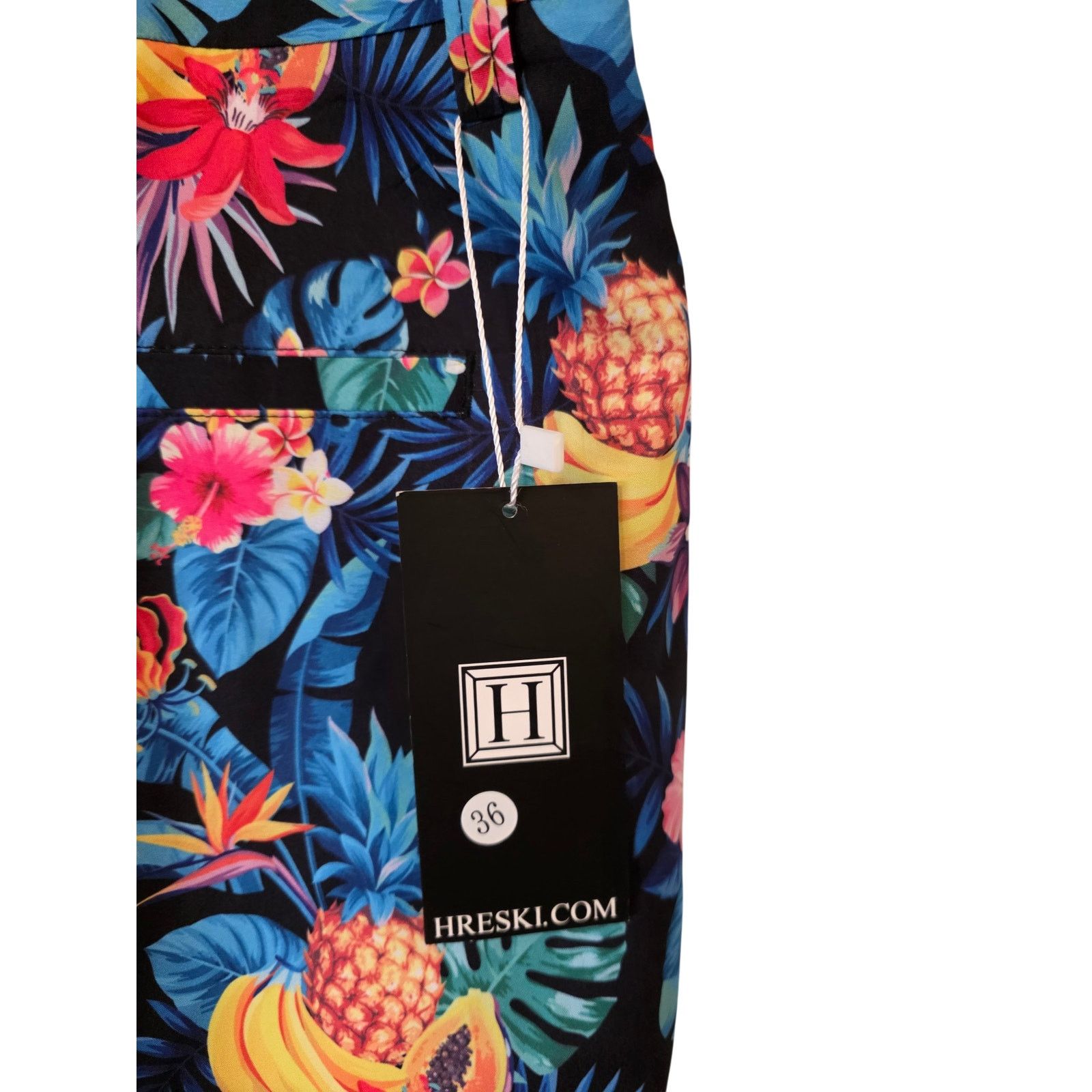 Other Hreski Tropical Fruits Design Golf Shorts Size 36 NEW Size US 36 / EU 52 - 4 Thumbnail
