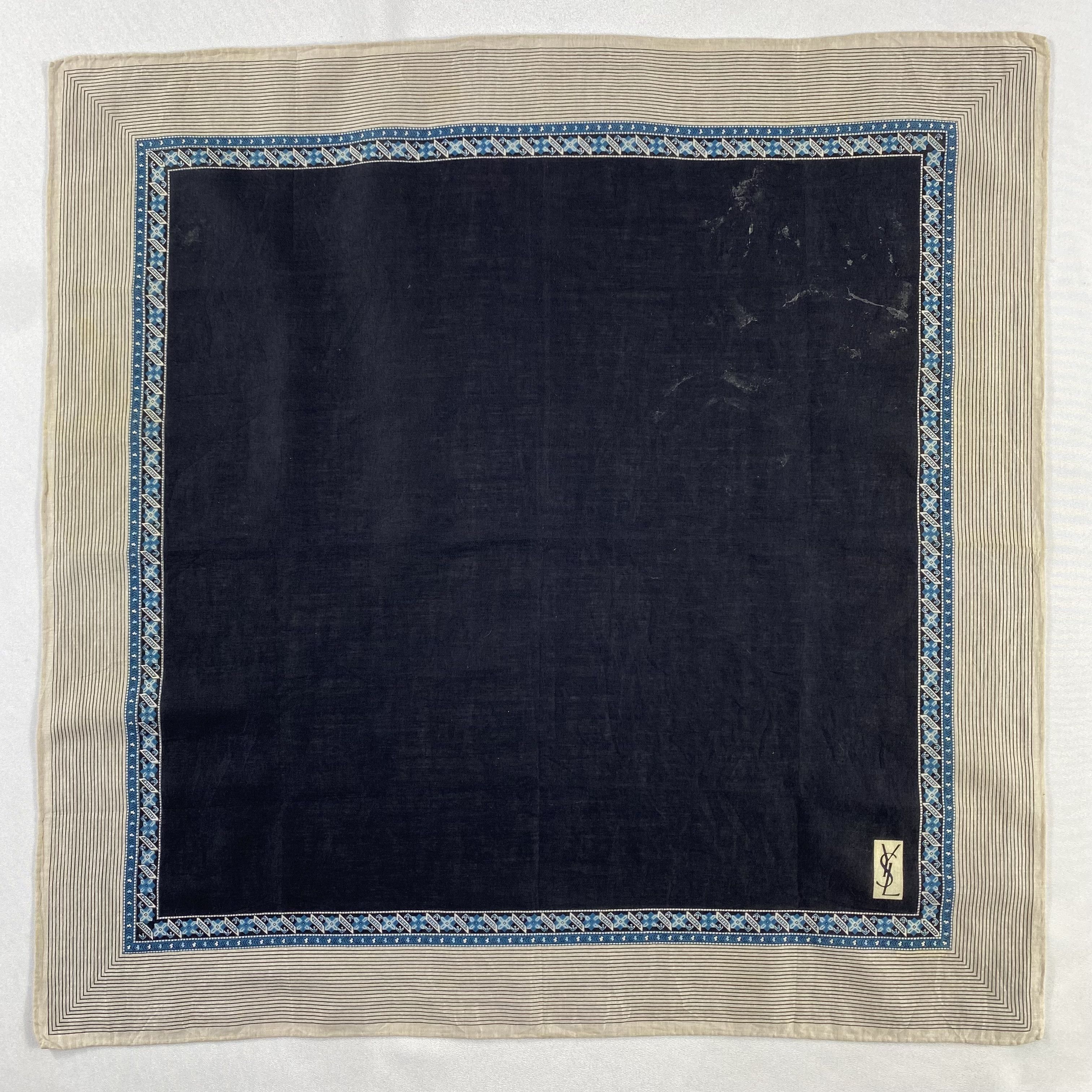 Vintage Yves Saint Laurent Bandana/ Handkerchief / Neckerchief-P1299 Size ONE SIZE - 1 Thumbnail