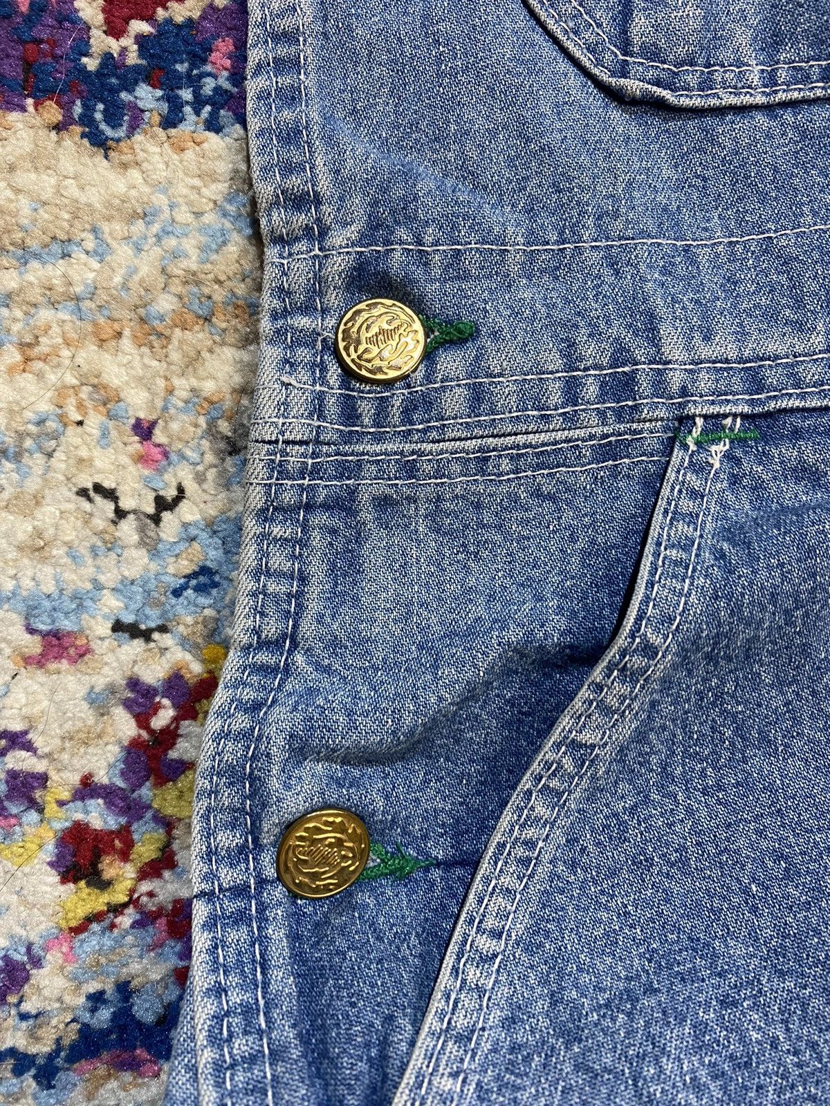 Levi's 90s White Tab Big E Levis Japan Repro Workwear Overall Size US 30 / EU 46 - 8 Thumbnail