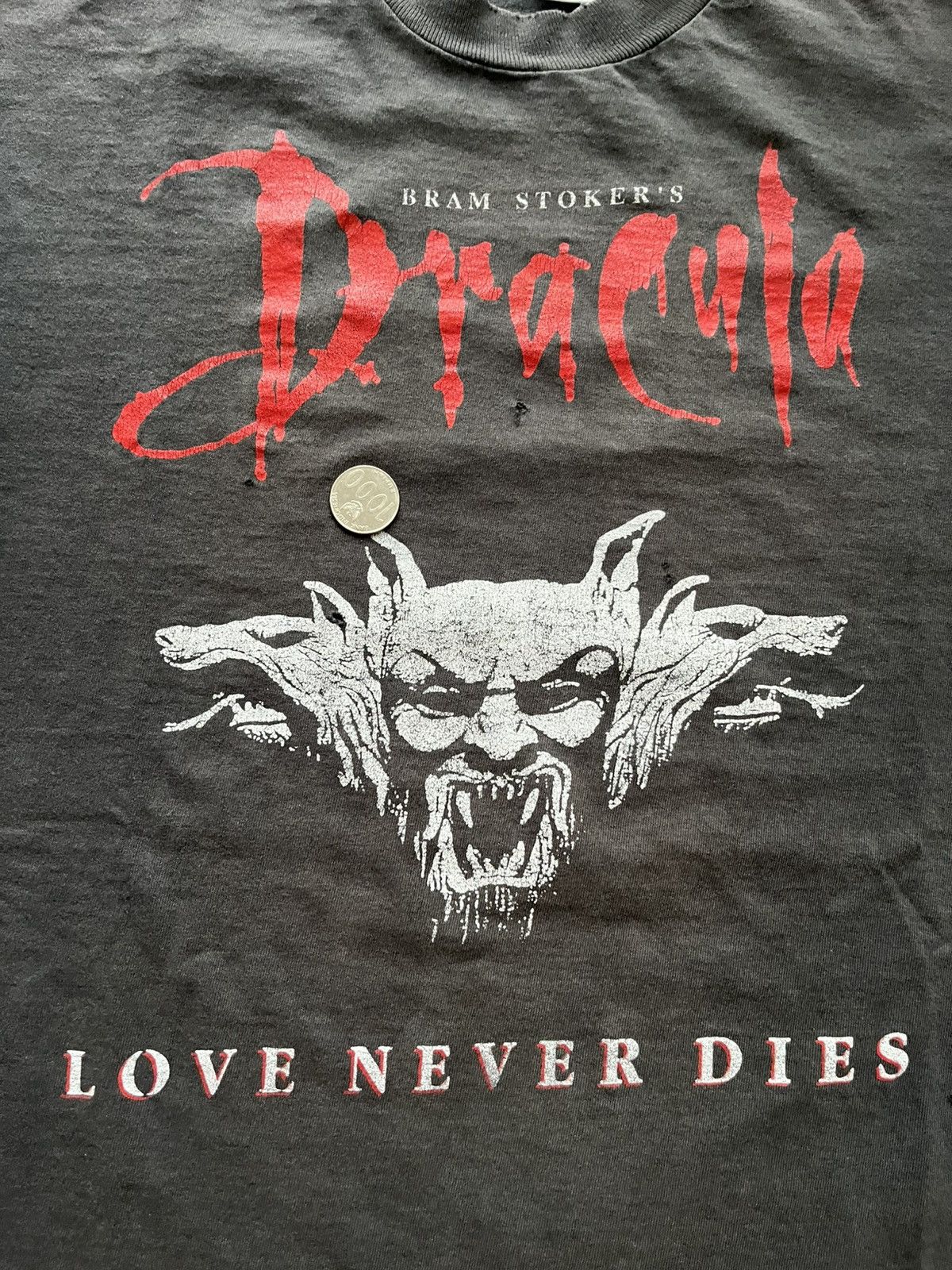Other 90s Dracula Bram Stoker's Vintage Shirt " Love Never Dies " Size US XL / EU 56 / 4 - 4 Thumbnail