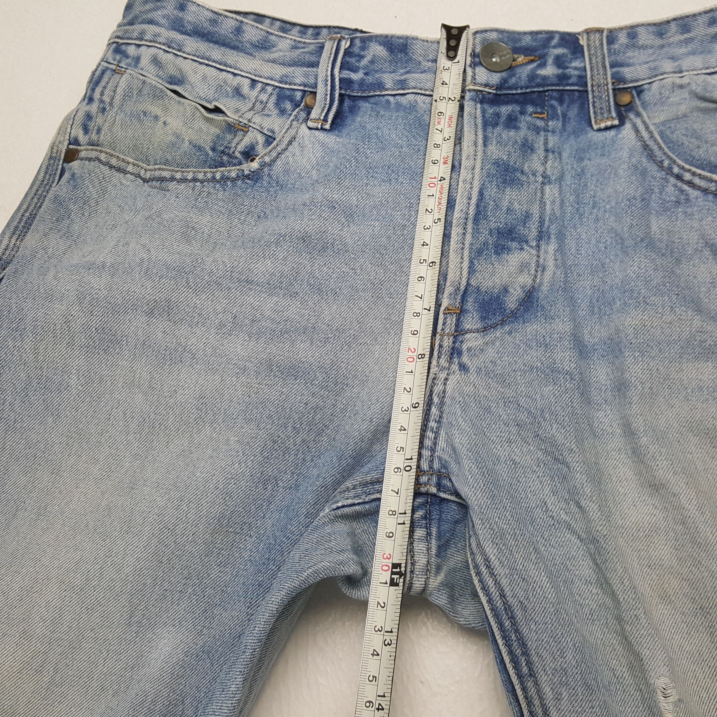 Andy Warhol × Billabong × Vintage Vintage ANDY WARHOL X BILLABONG Rare Design Distressed Jeans Size US 34 / EU 50 - 8 Thumbnail