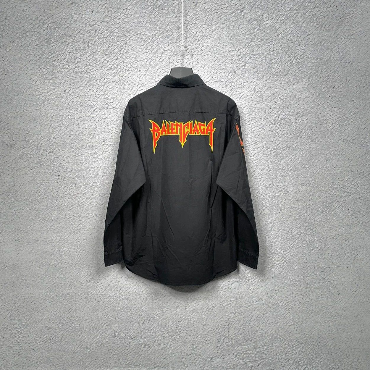 Balenciaga balenciaga lightning logo long sleeve shirt Size US M / EU 48-50 / 2 - 2 Thumbnail