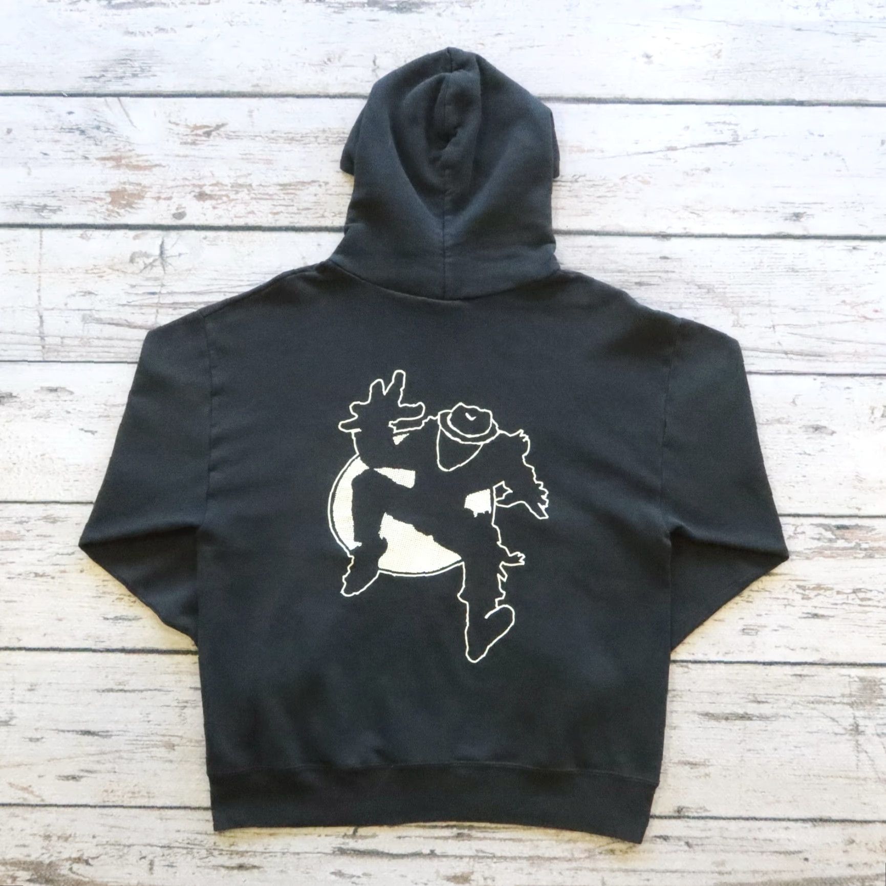 Jerzees VINTAGE Operation Ivy Hoodie Pullover Black L Mens Vintage 80s Punk Rock Band Made in USA Sweatshirt Size US L / EU 52-54 / 3 - 2 Thumbnail