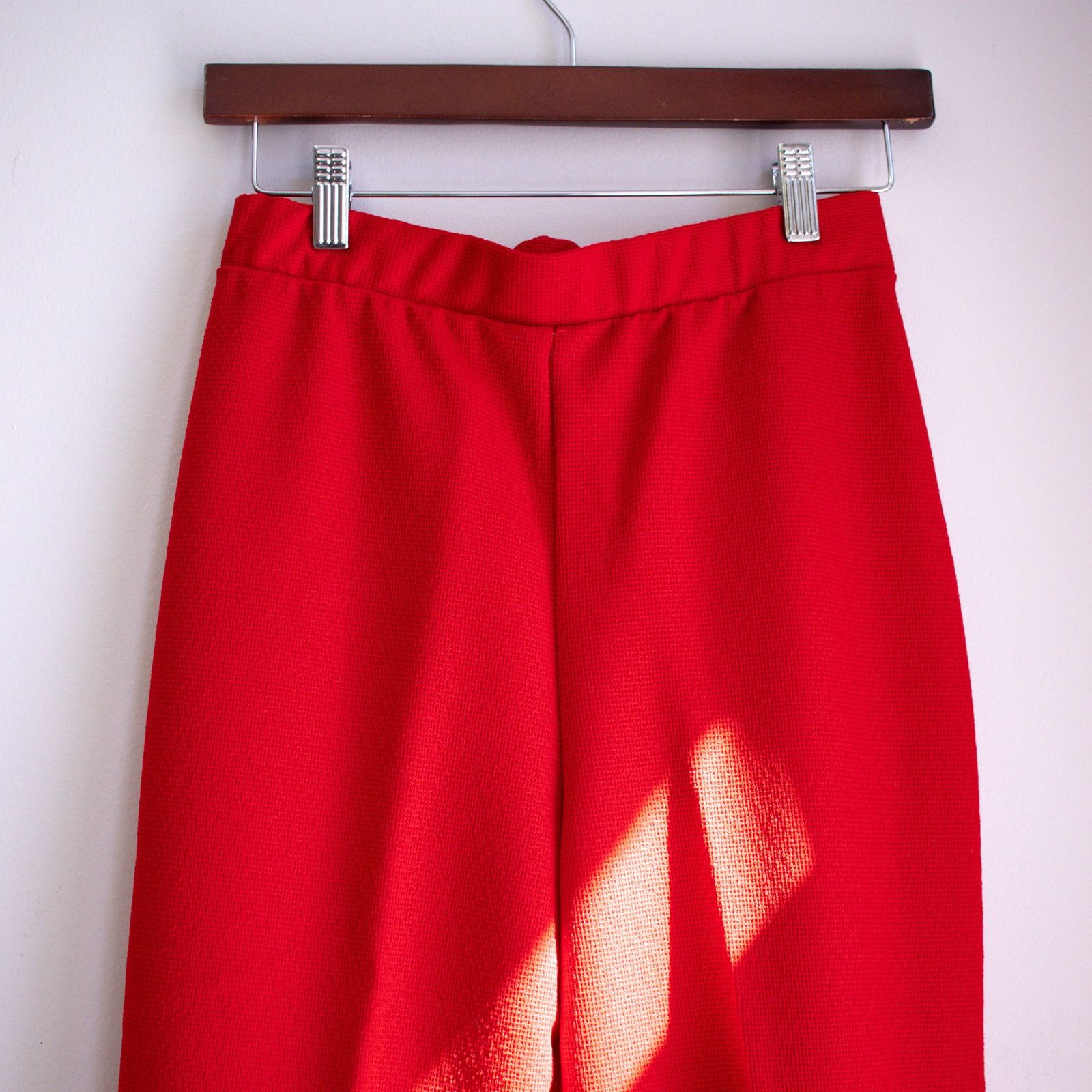 Vintage 80s Vintage Elastic High Waist Size 10 Pants Size 32" / US 10 / IT 46 - 3 Thumbnail