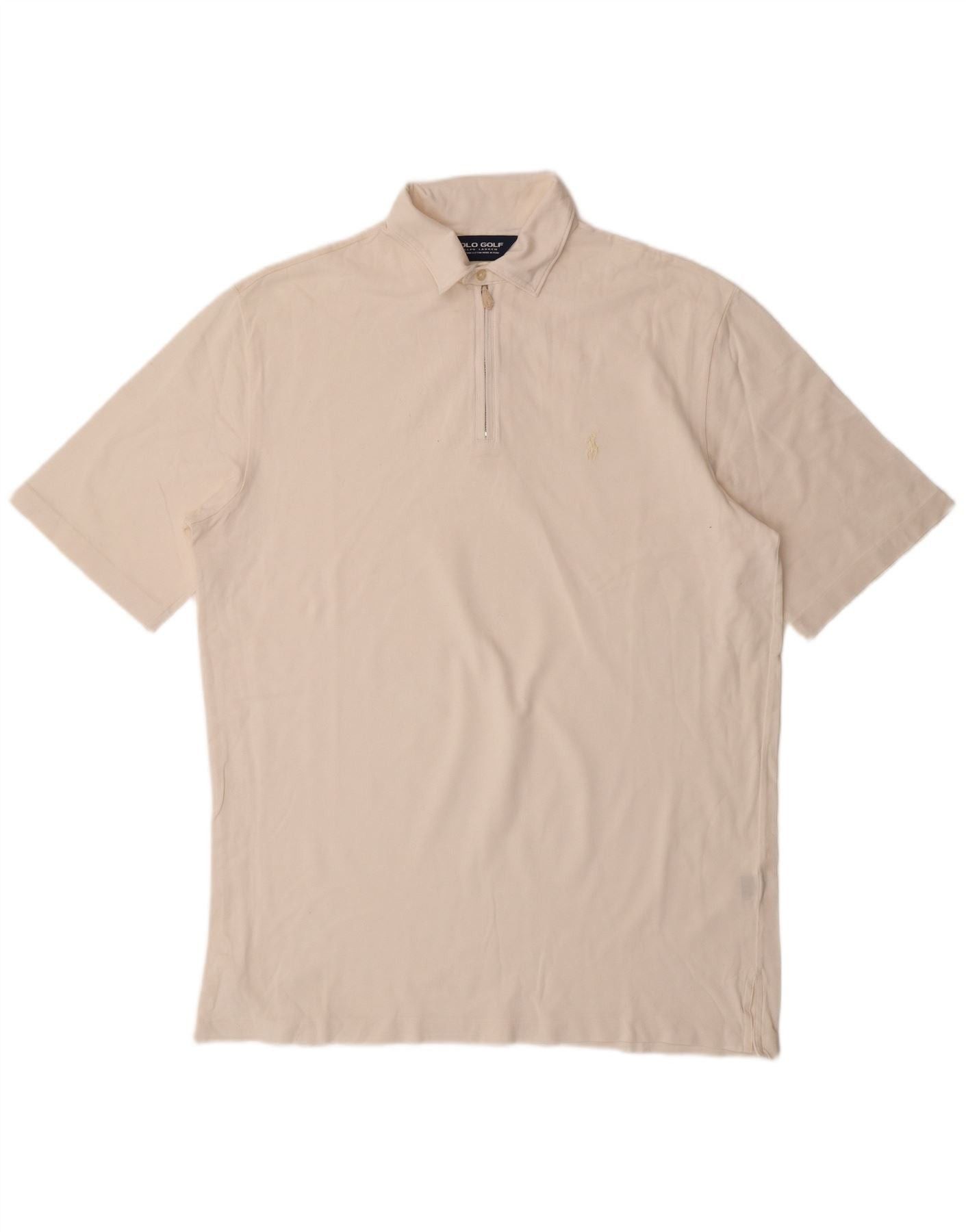 Ralph Lauren Mens Polo Shirt Medium White Cotton Size US XL / EU 56 / 4 - 1 Thumbnail