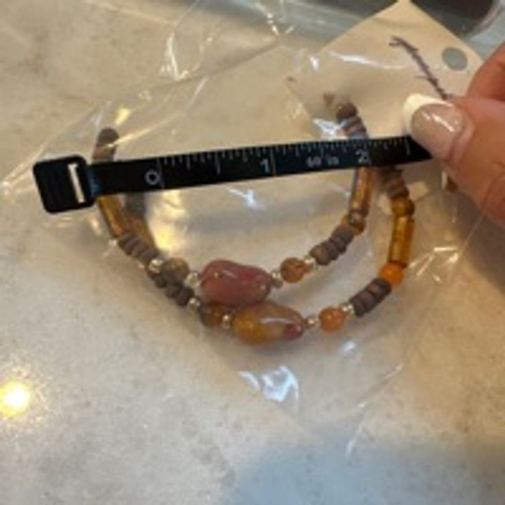 Free People NWT Free People Flynn Wood Boho open hoop earrings Size ONE SIZE - 2 Thumbnail