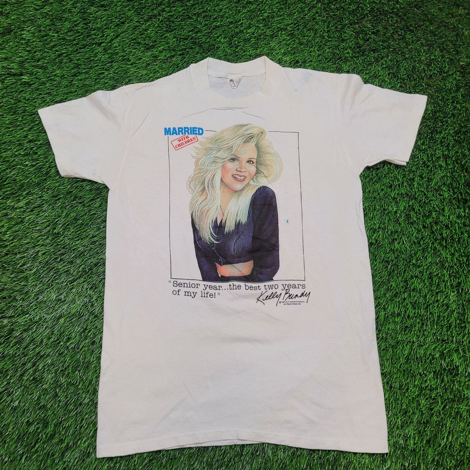 Vintage RARE VTG 1987 Married with Children Shirt S Kelly-Bundy USA Size US S / EU 44-46 / 1 - 1 Thumbnail