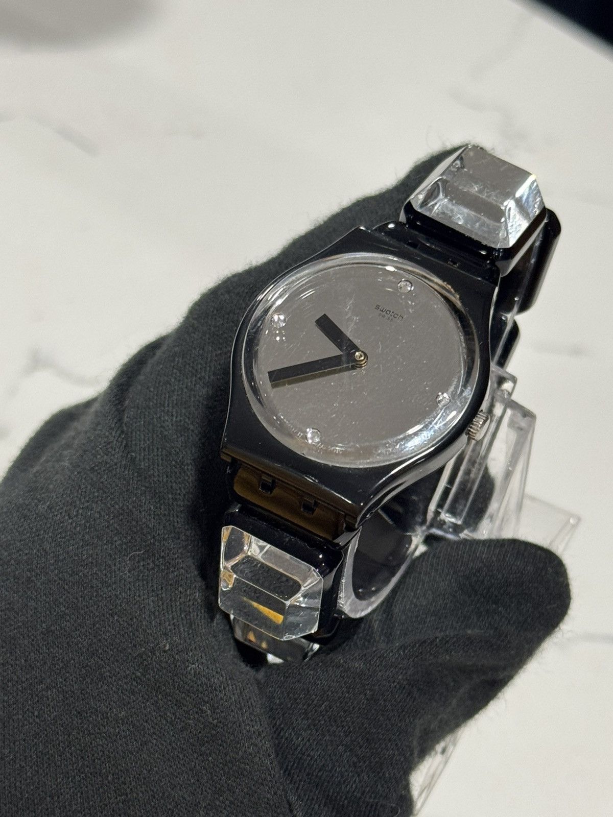 Swatch Swatch LUXY-SQUARE GB300B wrist watch Size ONE SIZE - 5 Thumbnail