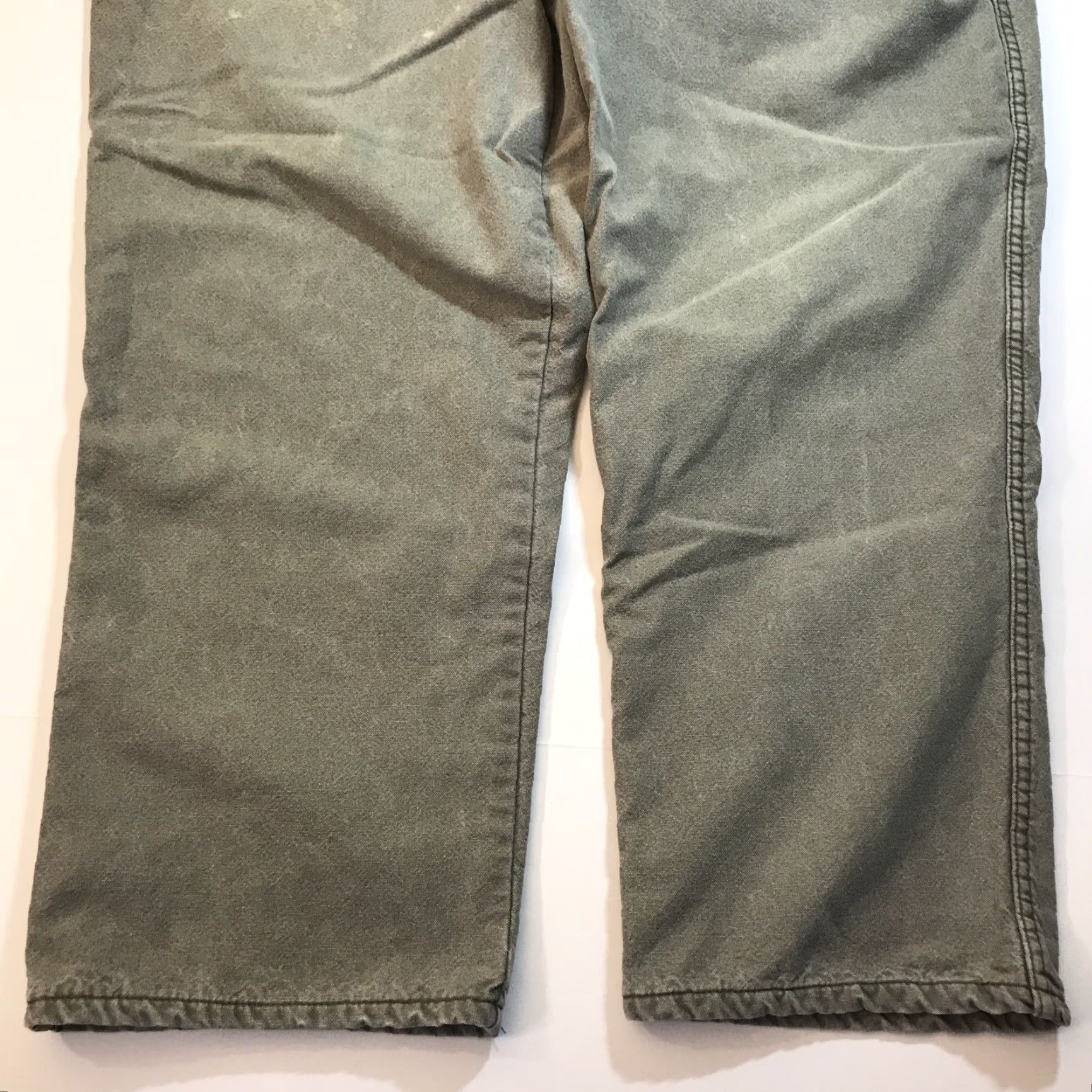 Vintage VINTAGE L.L. Bean Pathfinder Pants Mens Canvas Green 36 Relaxed Fit 38in Inseam Workwear Casual Mens Size US 38 / EU 54 - 6 Thumbnail