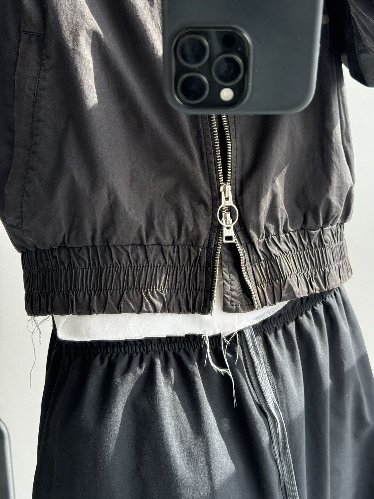 AMI AMI Paris Nylon Zip Up Bomber Light Jacket Size US L / EU 52-54 / 3 - 16 Thumbnail