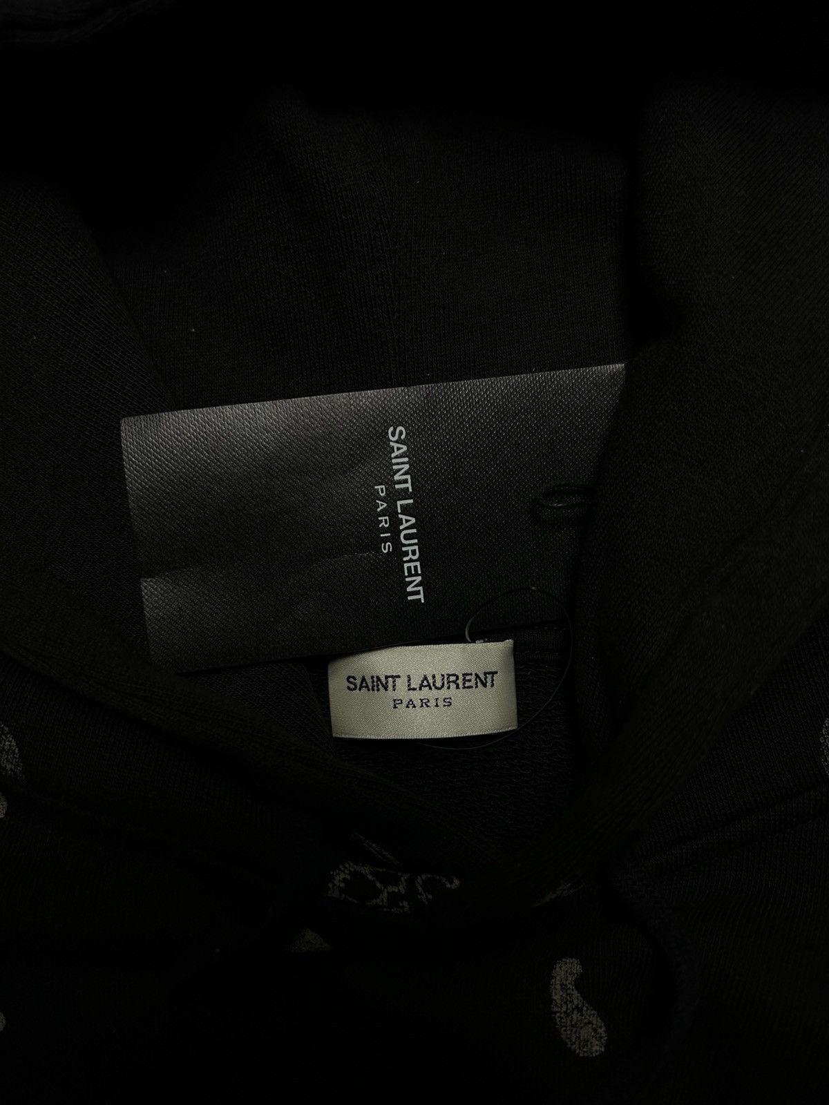 Saint Laurent Paris Saint Laurent Paisley Hoodie Size US S / EU 44-46 / 1 - 3 Thumbnail