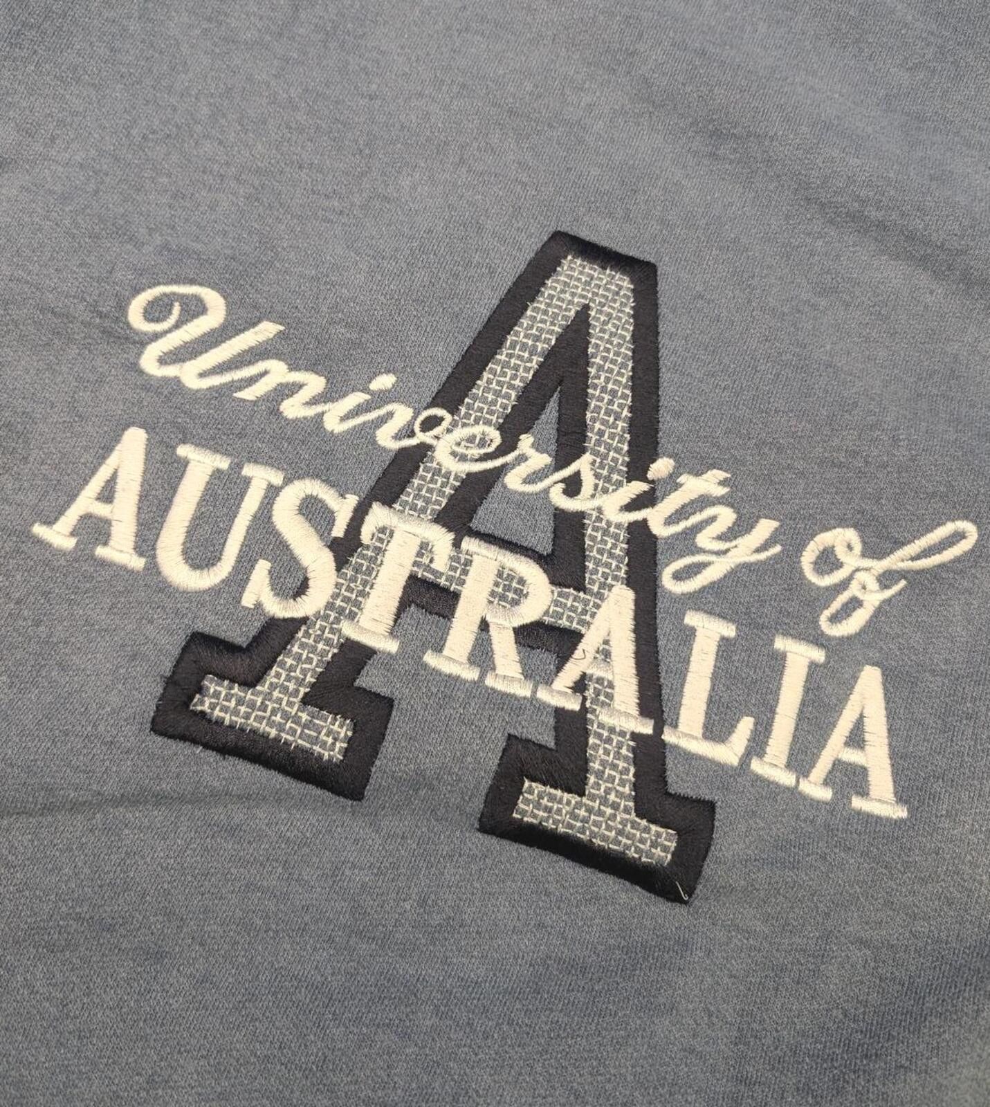 Vintage Vintage 90s University of Australia Powder Blue Sweater Size US XL / EU 56 / 4 - 3 Thumbnail