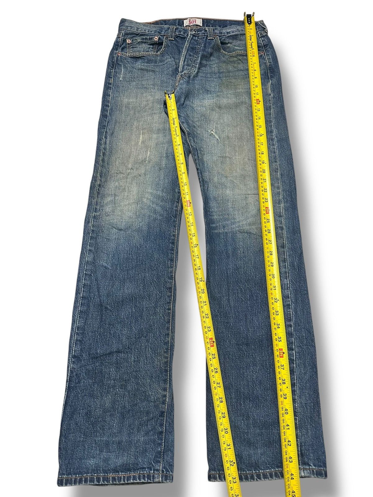 Levi's Levis 501 Vintage 90's Straight Cut Button Fly With Faded Size US 32 / EU 48 - 12 Thumbnail