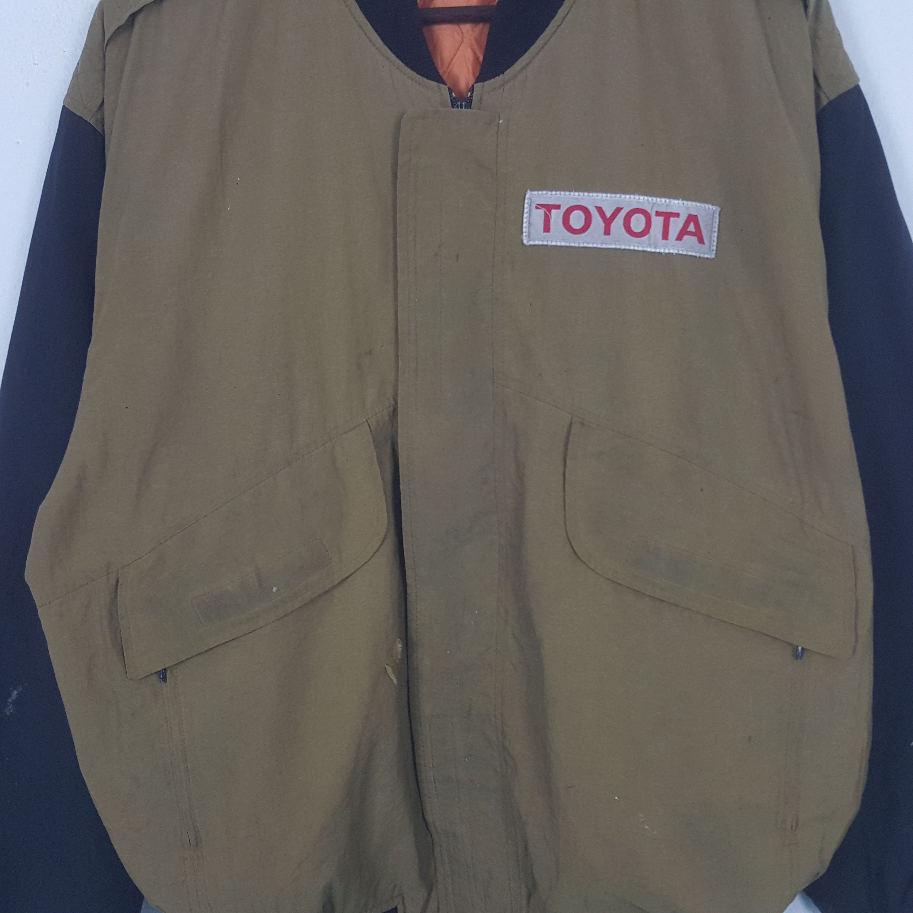 Japanese Brand Vintage Toyota Tecno Racing Sport Bomber Jacket Size US XL / EU 56 / 4 - 4 Thumbnail