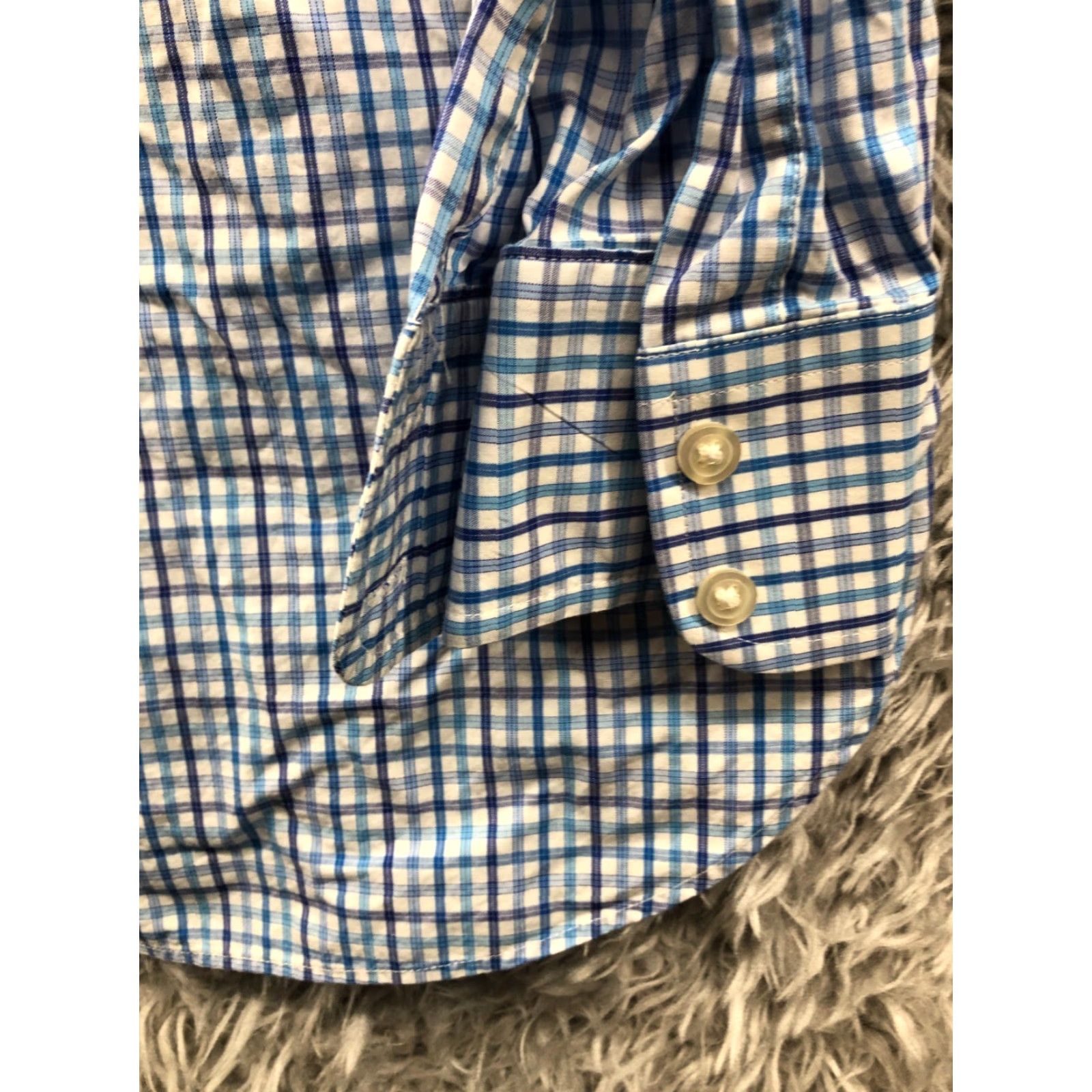 Charles Tyrwhitt Charles Tyrwhitt Shirt Size 15.5 Mens Long Sleeve Spread Collar Blue Classic Fit Size US L / EU 52-54 / 3 - 4 Thumbnail
