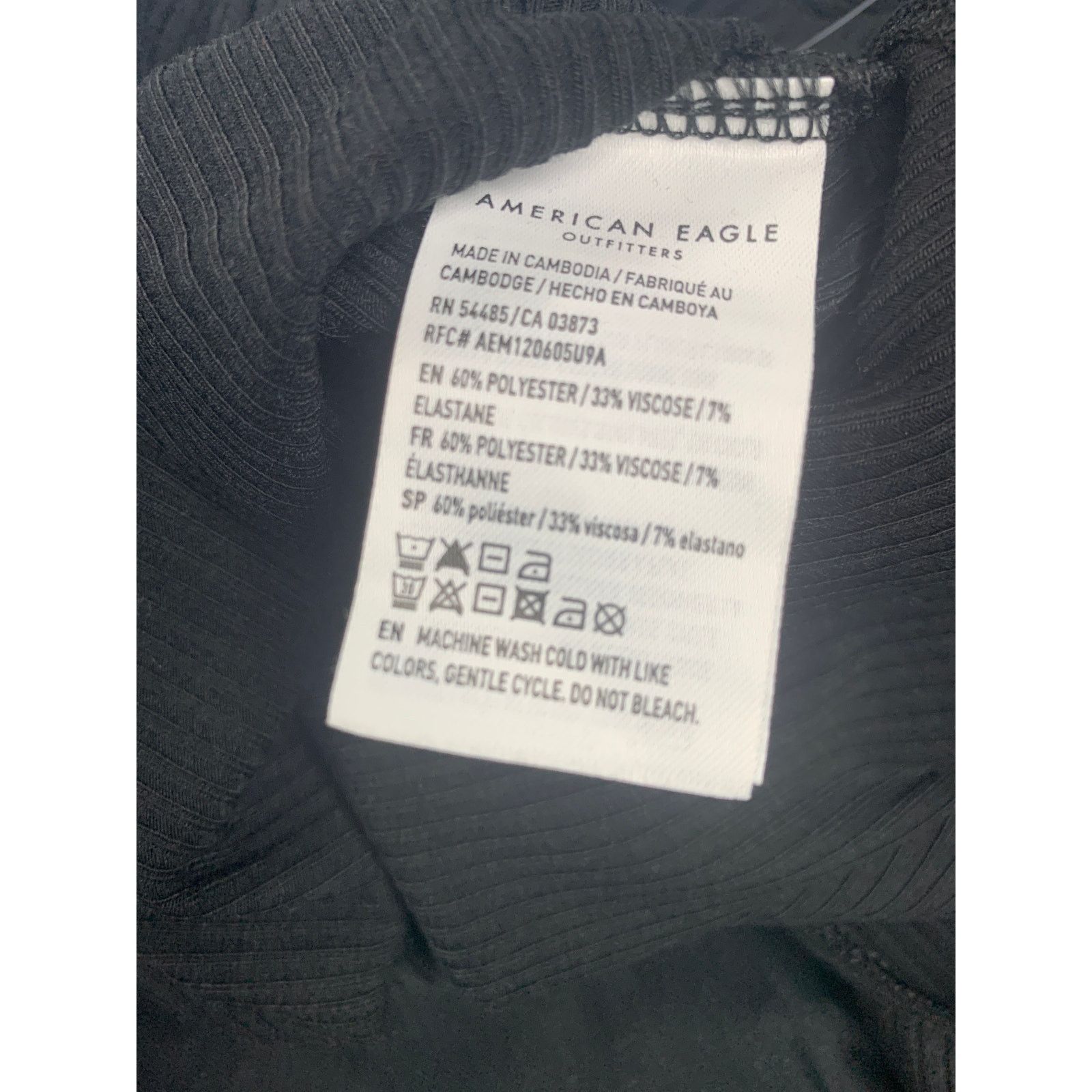 American Eagle Outfitters New American Eagle Womens Small Snap Closure Bodysuit Size S / US 4 / IT 40 - 4 Thumbnail