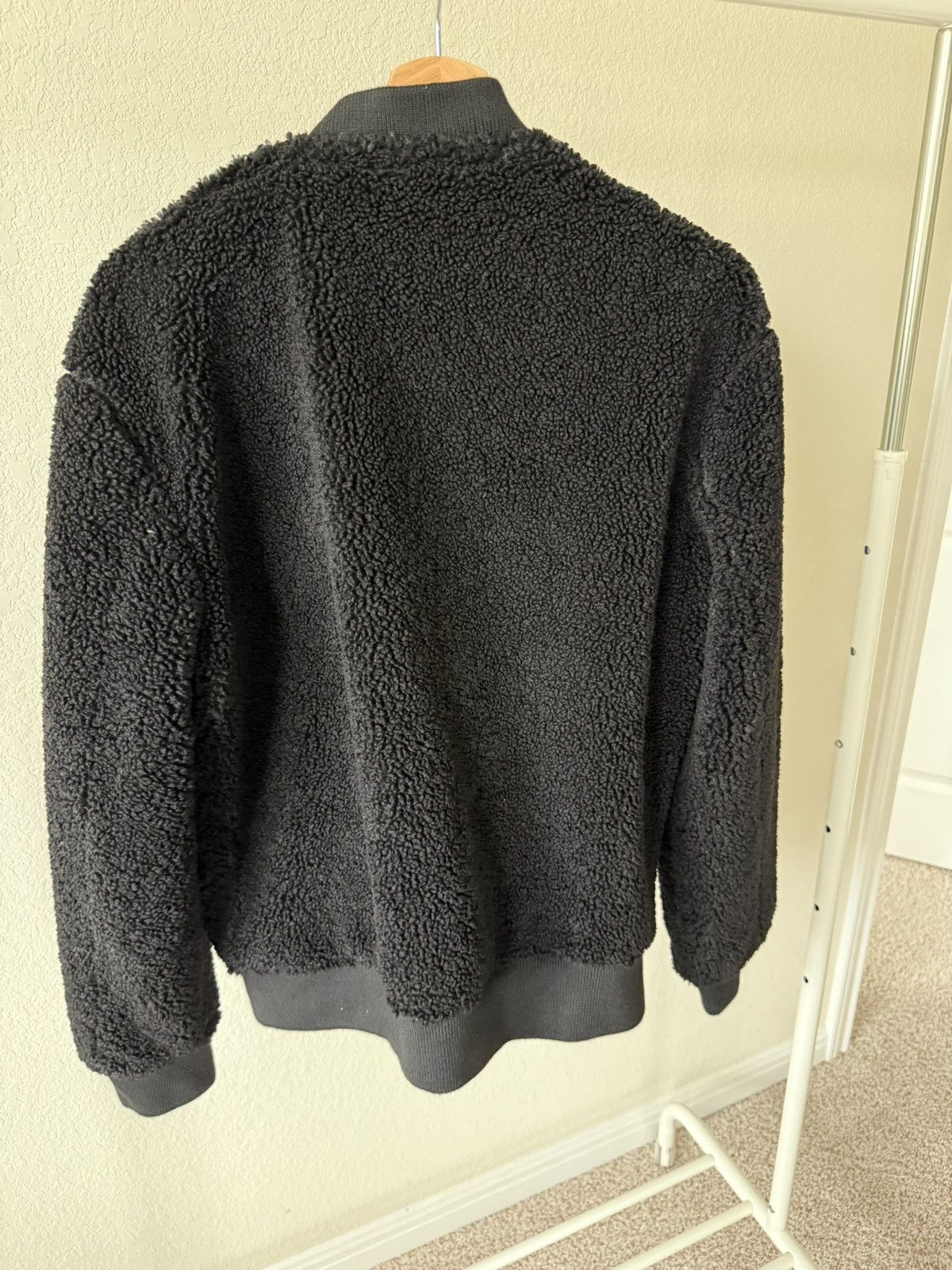 Zara Fleece Button-Up Bomber Jacket Size US M / EU 48-50 / 2 - 5 Thumbnail