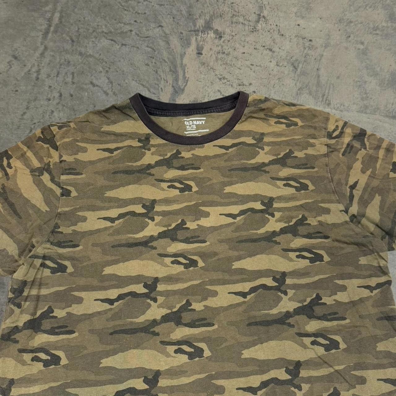 Old Navy × Vintage Vintage Y2K Old Navy Camo T-Shirt Size US XL / EU 56 / 4 - 2 Thumbnail