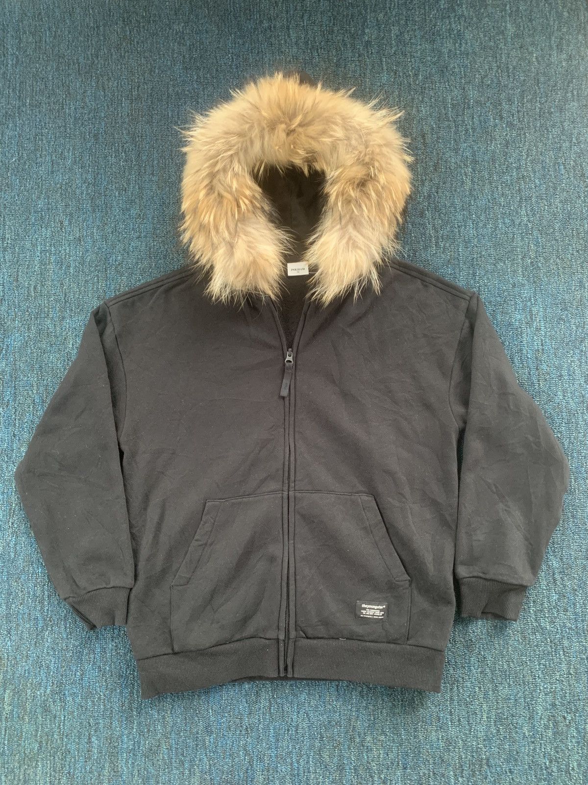 Japanese Brand Polham Ziphoodie Fur style Size US S / EU 44-46 / 1 - 1 Thumbnail