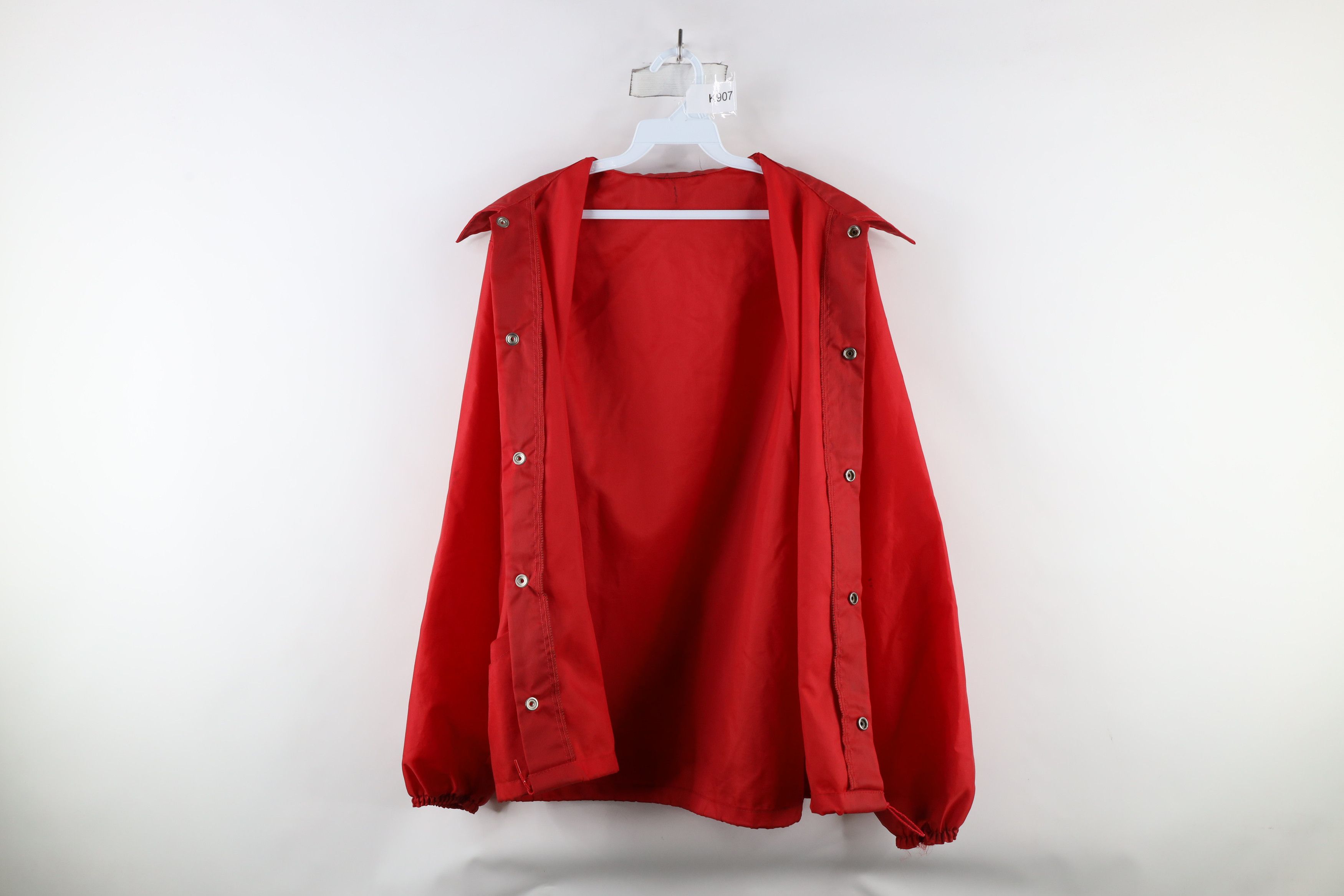 Vintage Vintage 70s Streetwear Coaches Windbreaker Jacket Red Size US XL / EU 56 / 4 - 12 Thumbnail