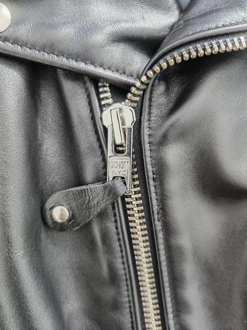 Schott Schott 613SH horseskin leather jacket, classic slim fit Size US M / EU 48-50 / 2 - 9 Thumbnail
