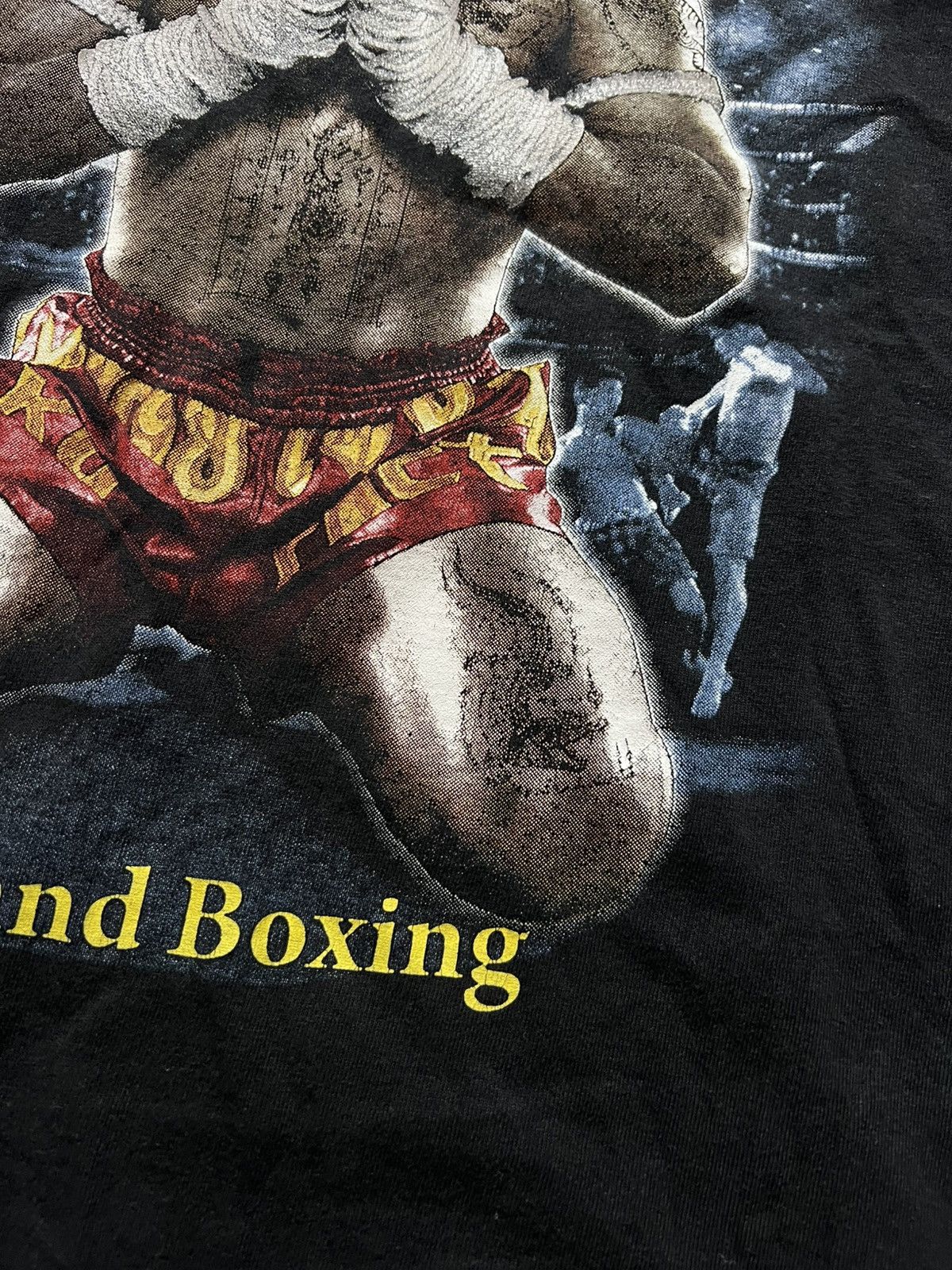Other Muay Thai Thailand Boxing Graphic T-Shirt Sz M Short Length Size US M / EU 48-50 / 2 - 8 Thumbnail